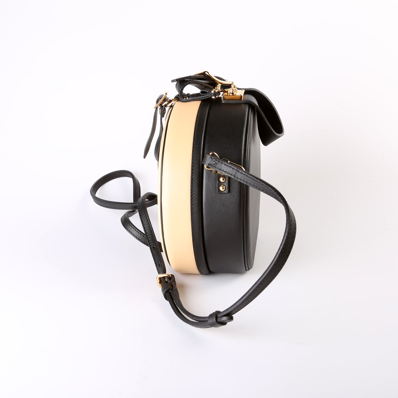 Louis Vuitton Petite Boite Chapeau Calfskin Tan/Black