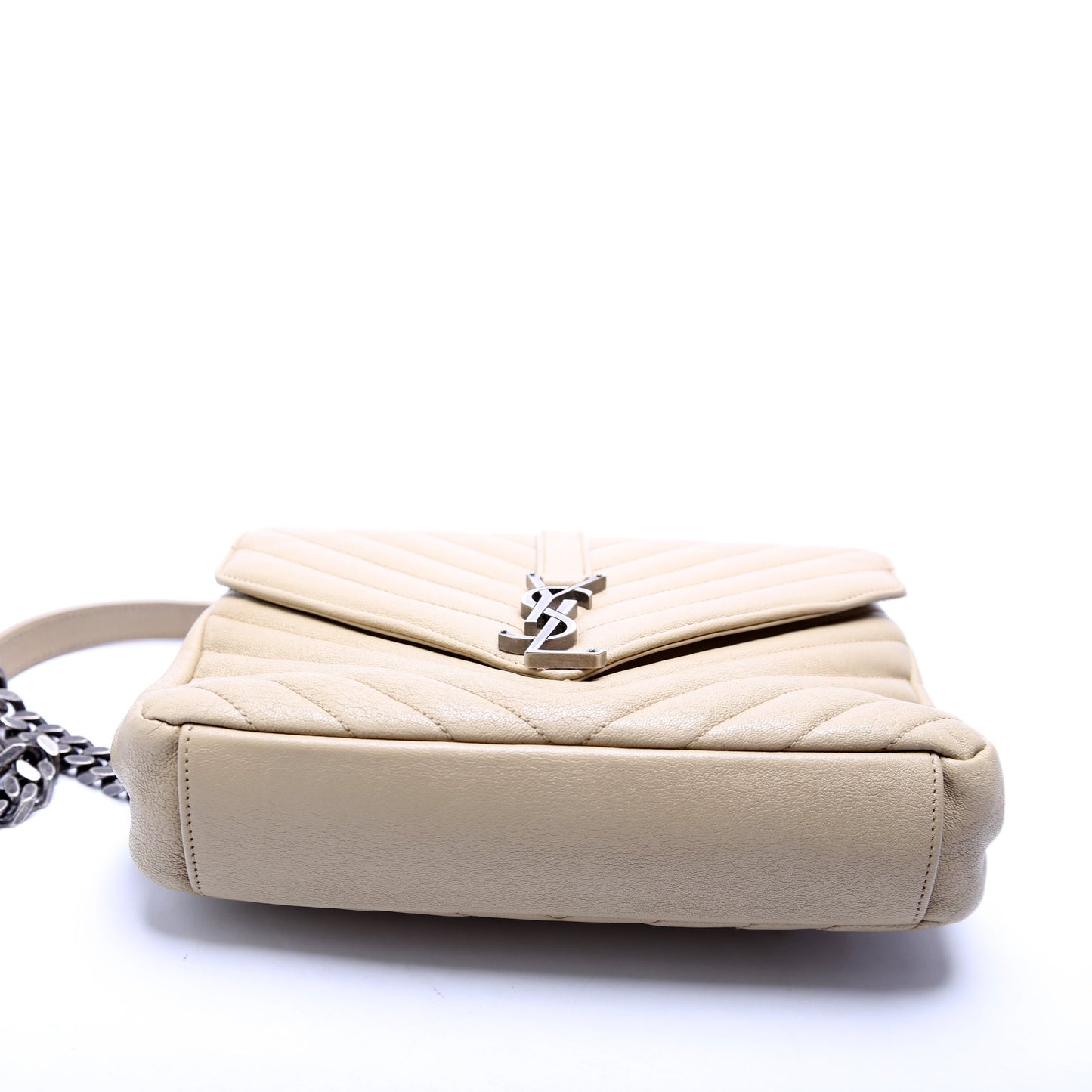 Saint Laurent College Medium 487213/428056/600279 Beige Bag