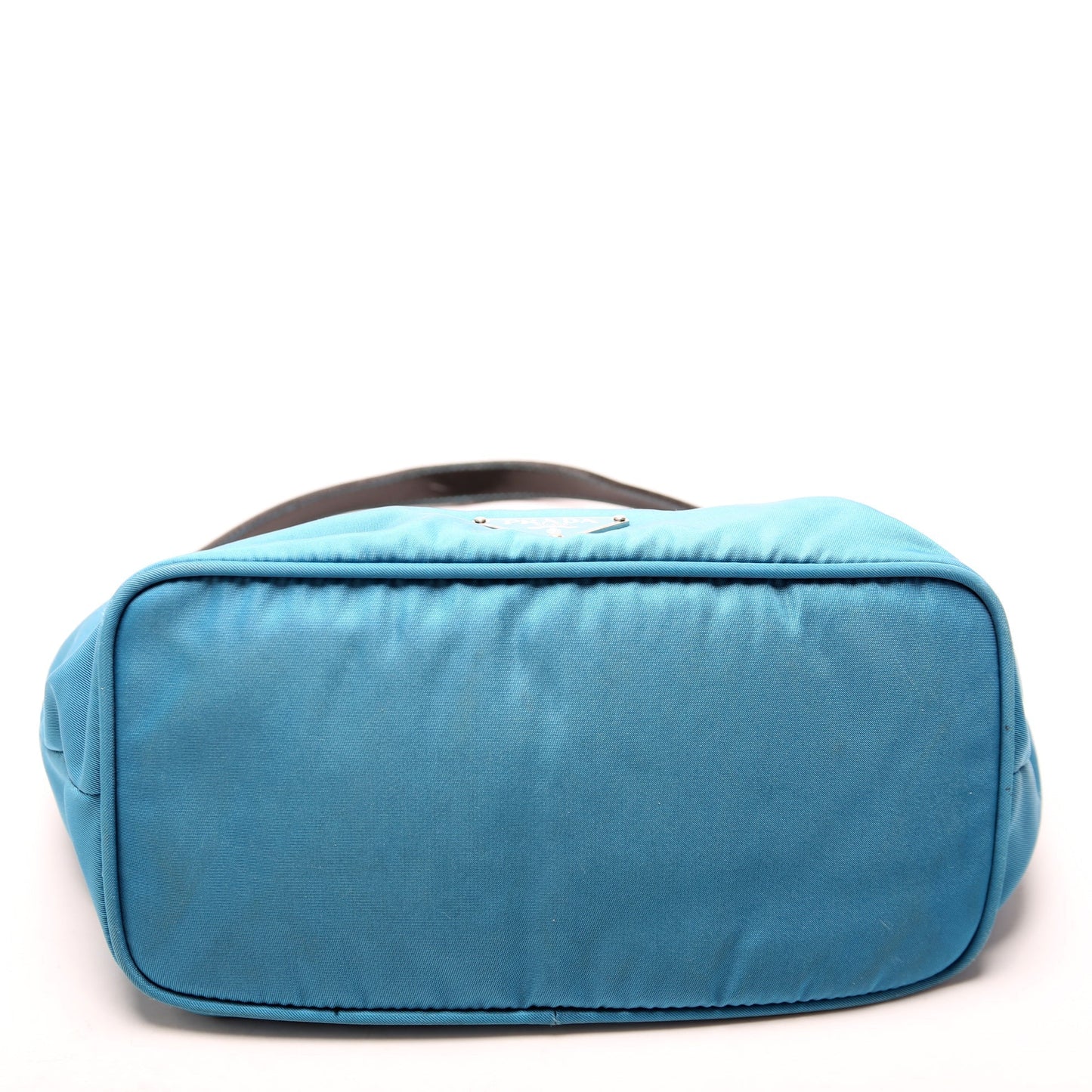 Prada BR1267 Tessuto Nylon Sirio Mini Hobo Blue Bag