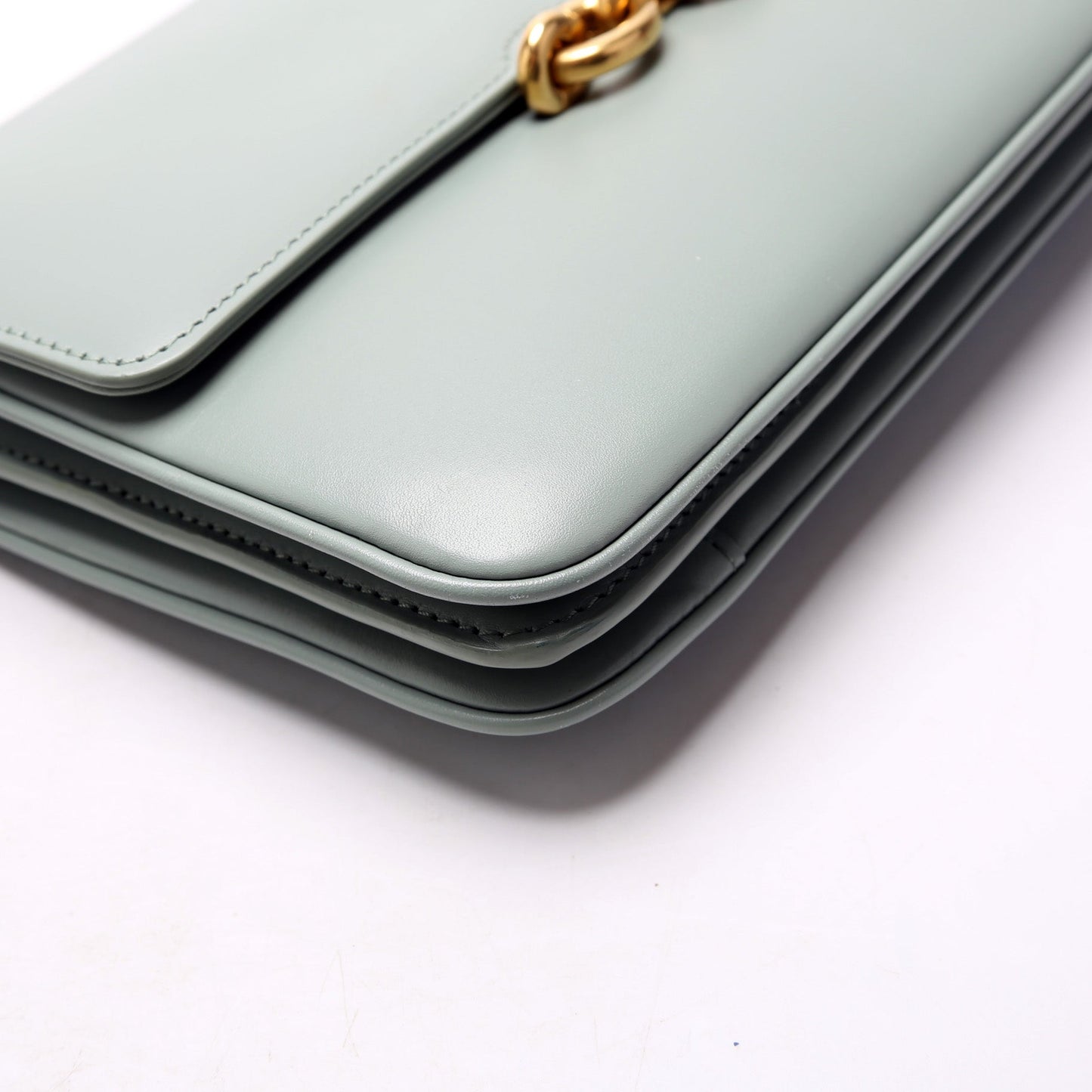 Saint Laurent 649795 Le Maillon Satchel Sage Bag