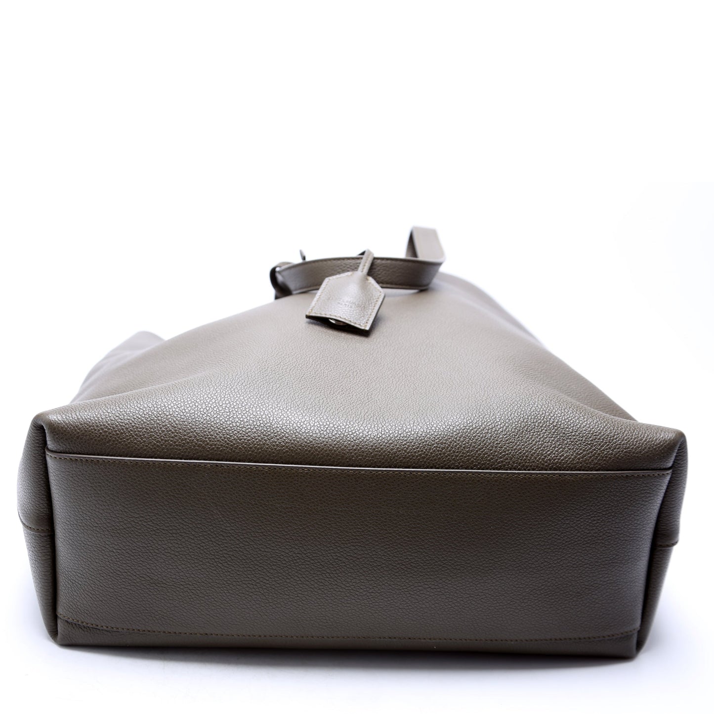 Saint Laurent Bold Shopping Tote Grain Leather Green Bag