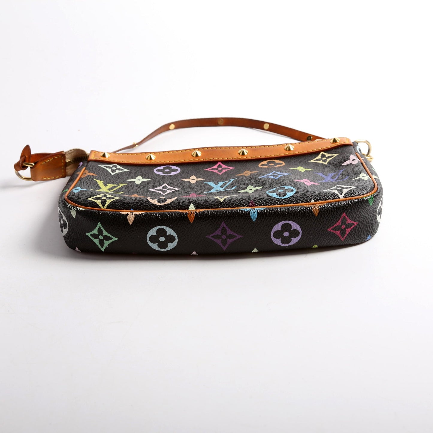 Louis Vuitton Pochette Accessoires Multicolor Monogram Black
