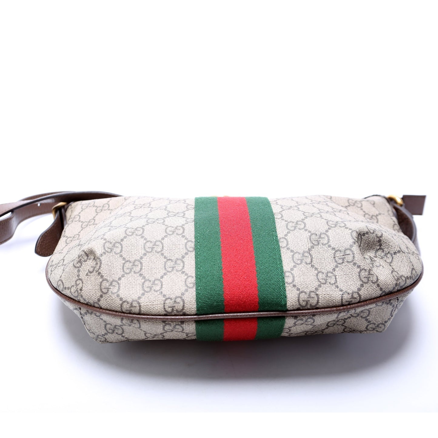 Gucci 598125 Ophidia GG Supreme Small Shoulder Brown Bag