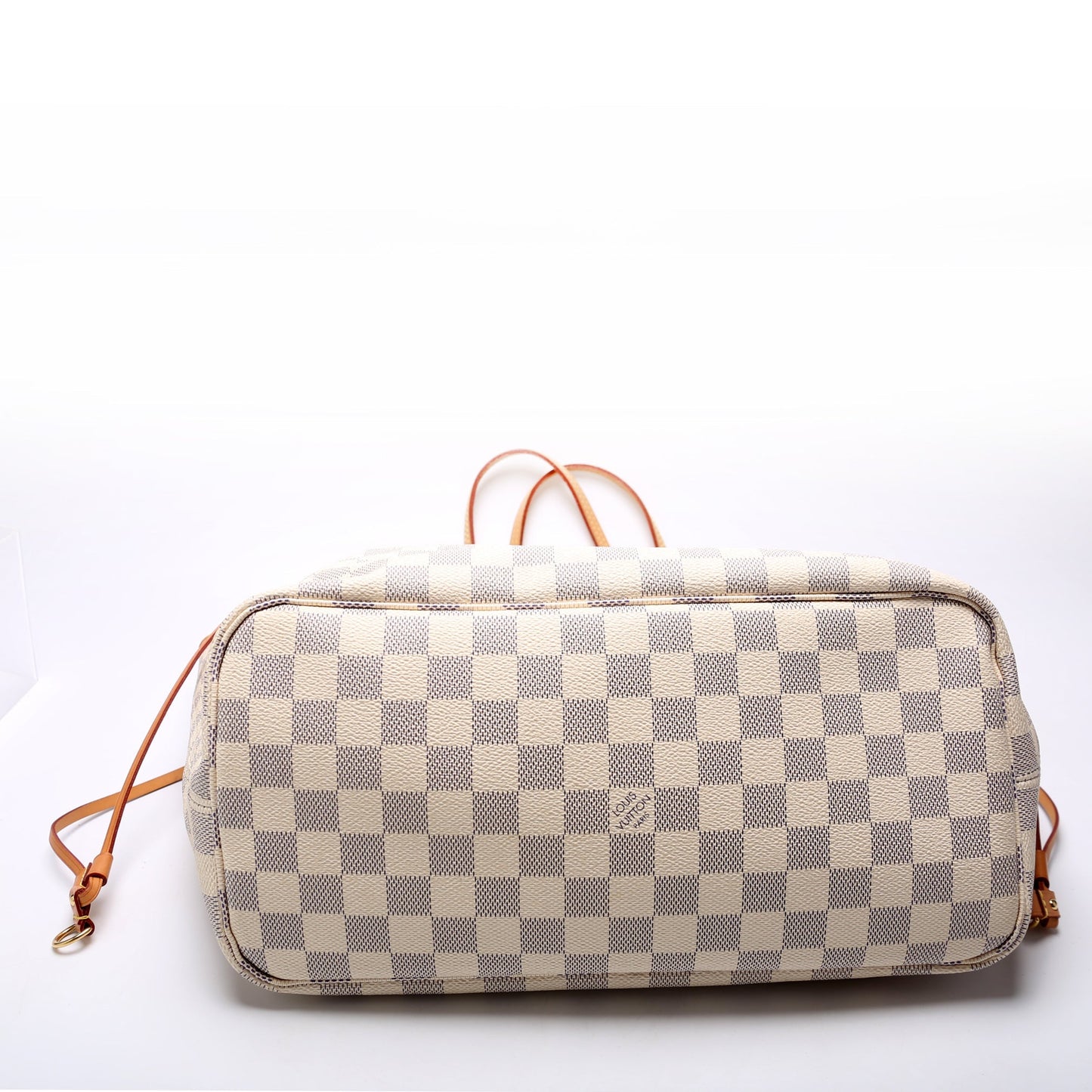 Louis Vuitton Neverfull with Wallet MM Damier Azur