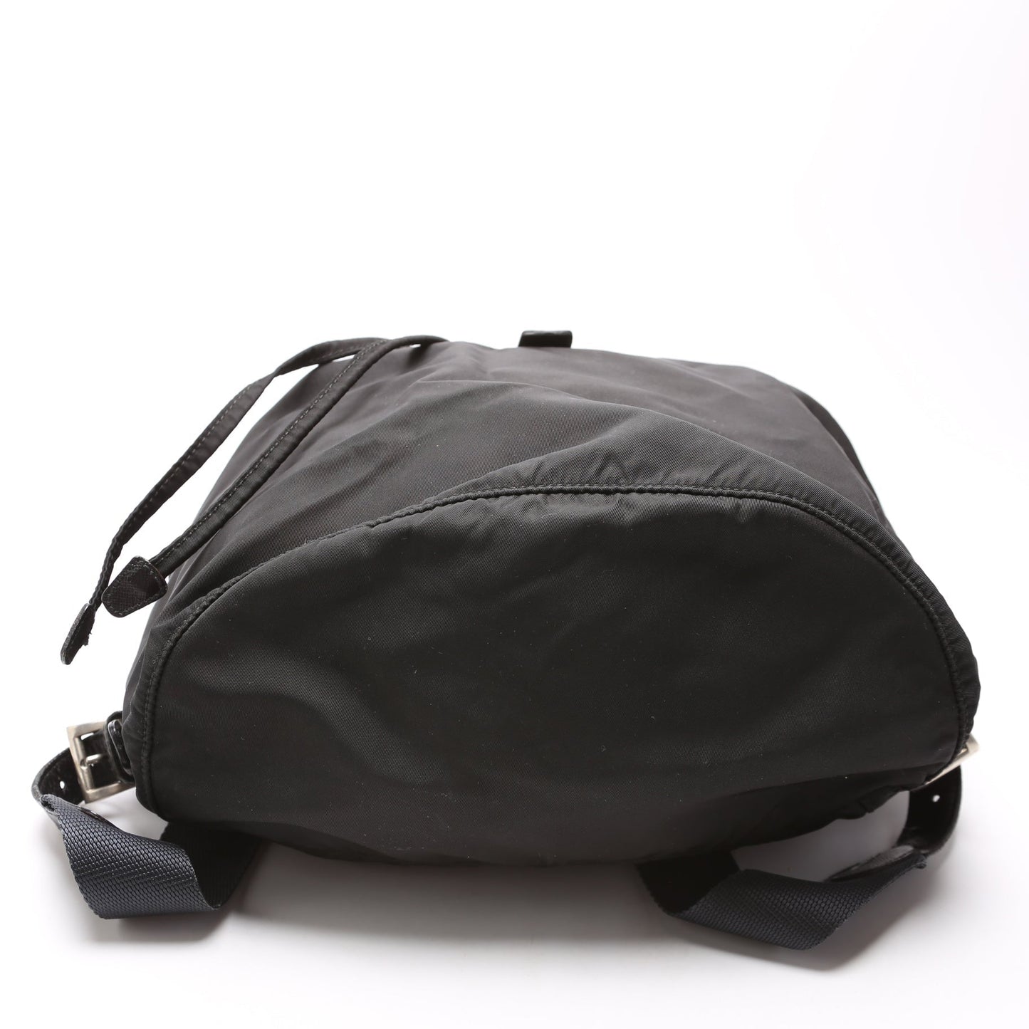 Prada Flap Top Backpack Nylon Vintage Black Bag