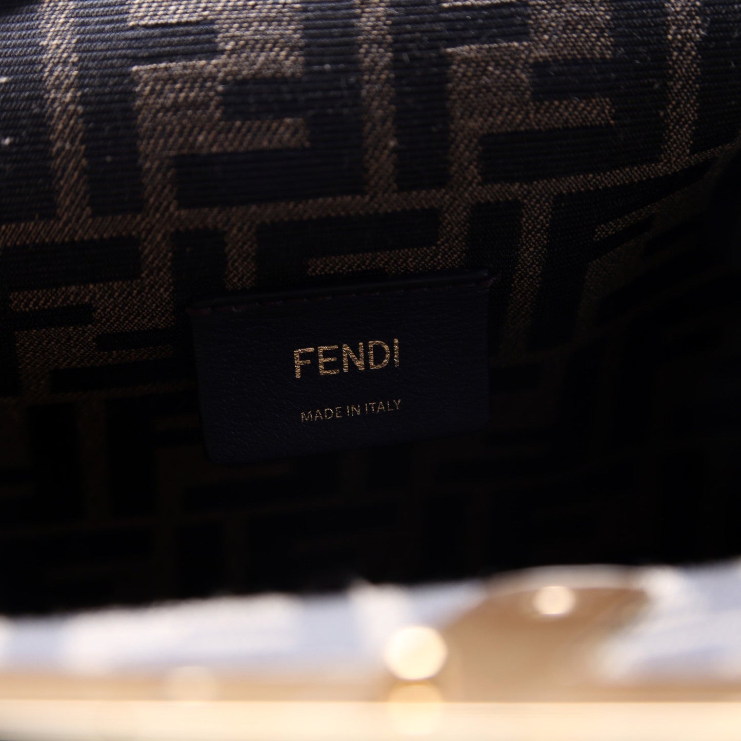 Fendi First Medium Leather Shoulder Brown Bag