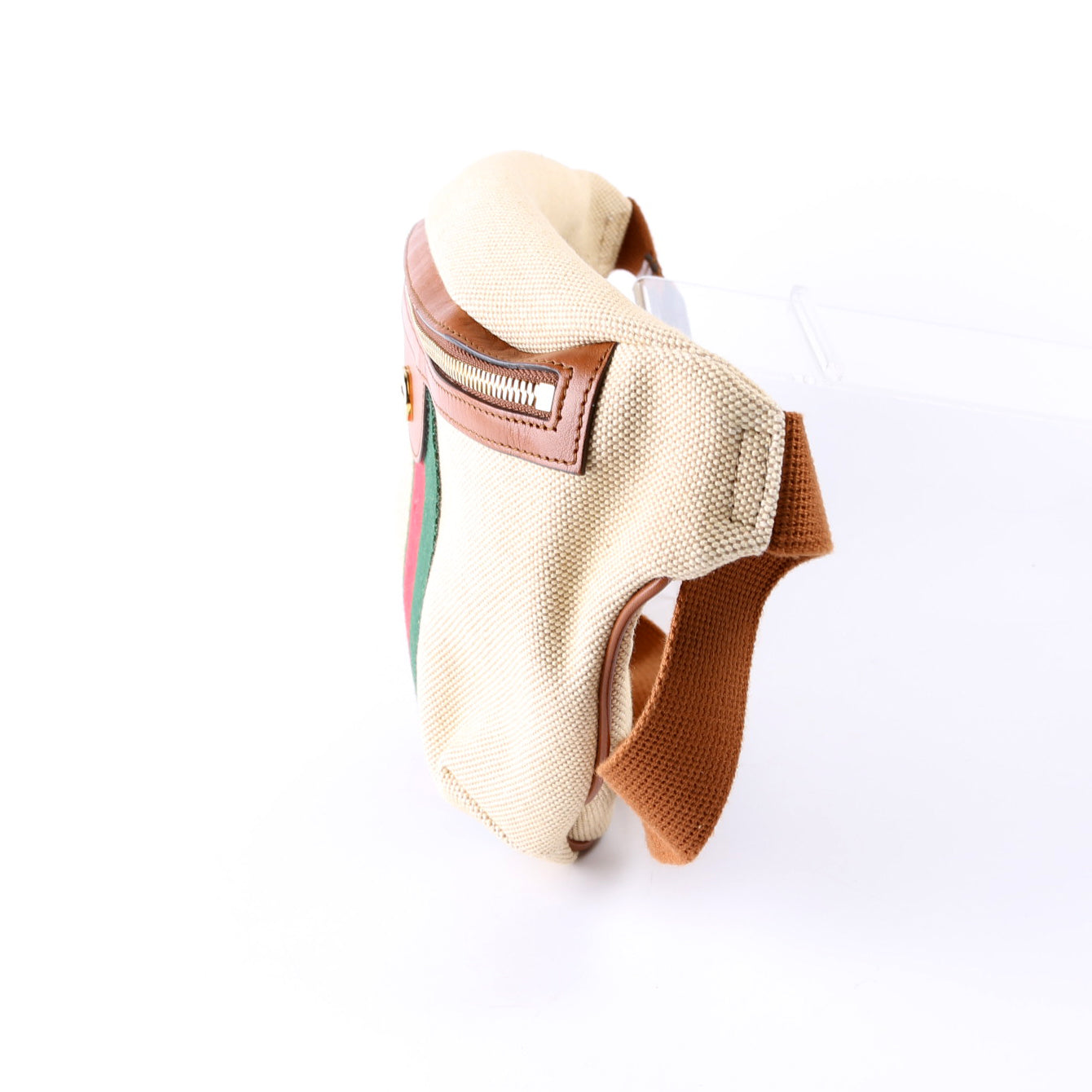 Gucci 575082 Vintage Canvas Web Belt Bag