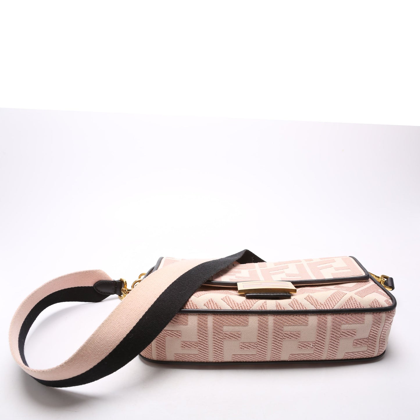 Fendi FF Jacquarduette 8BR600 Pink Bag