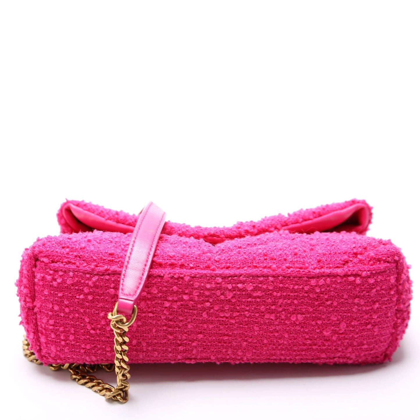Saint Laurent LouLou Puffer Toy Tweed 620333 Pink Bag