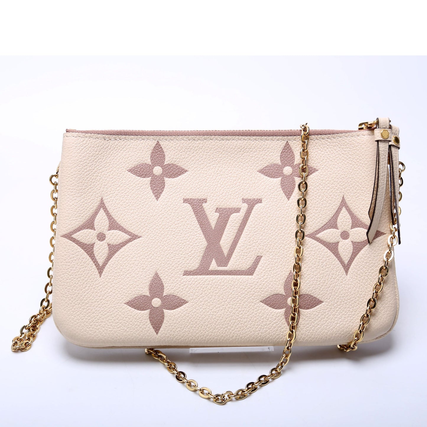 Louis Vuitton Double Zip Pochette Bicolor Empreinte