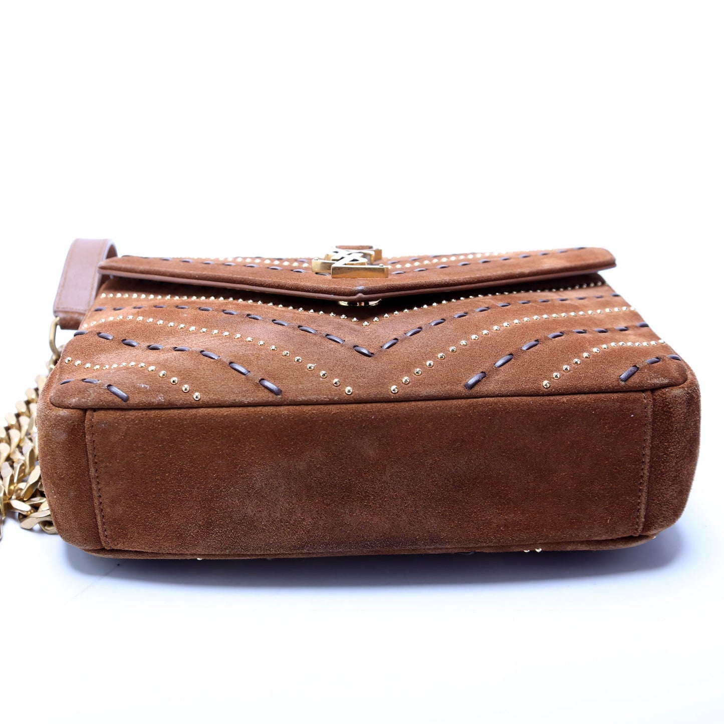 Saint Laurent College Medium Studded Suede 487213/428056/600279 Bag