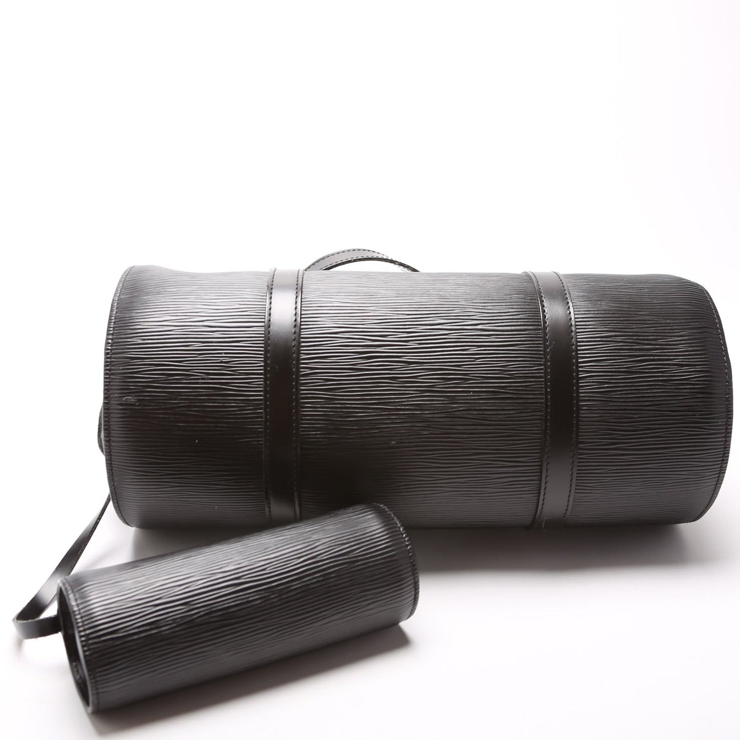 Louis Vuitton Soufflot With Pouch Epi Black