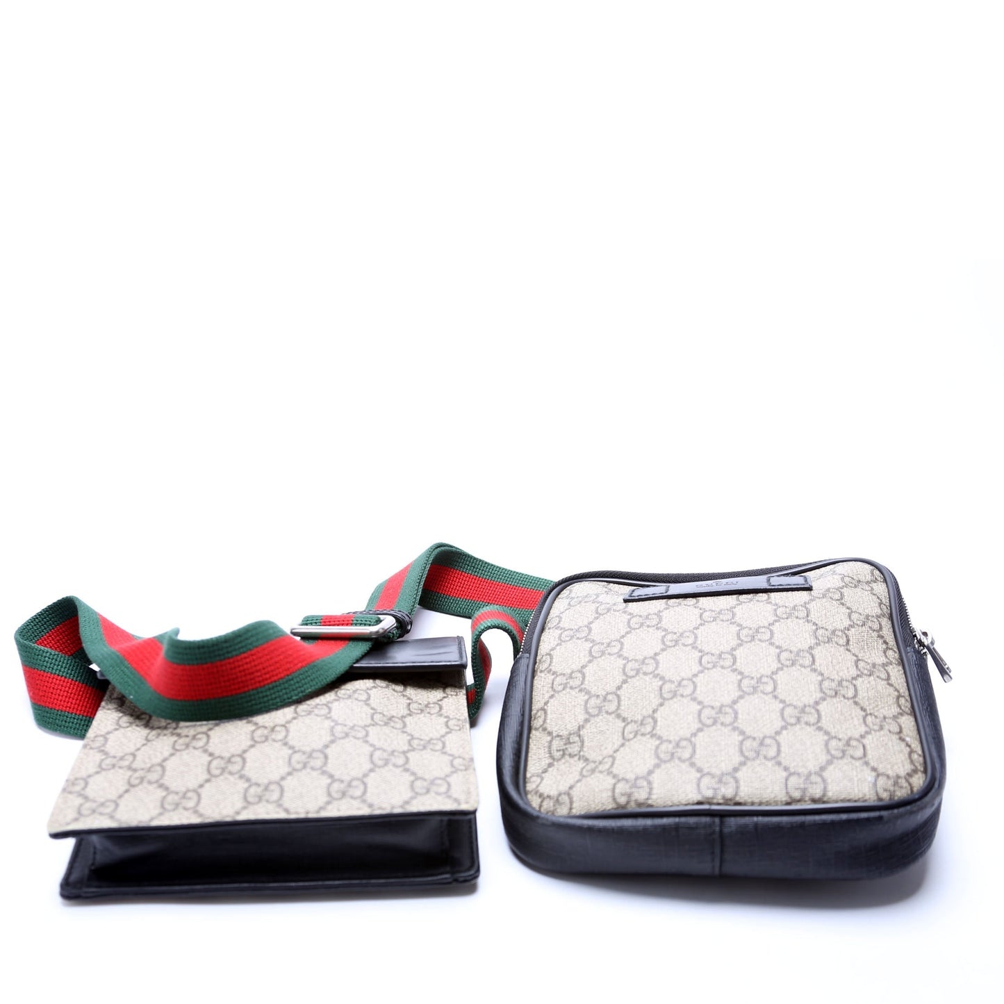 Gucci 450956 GG Supreme Belt Black Bag