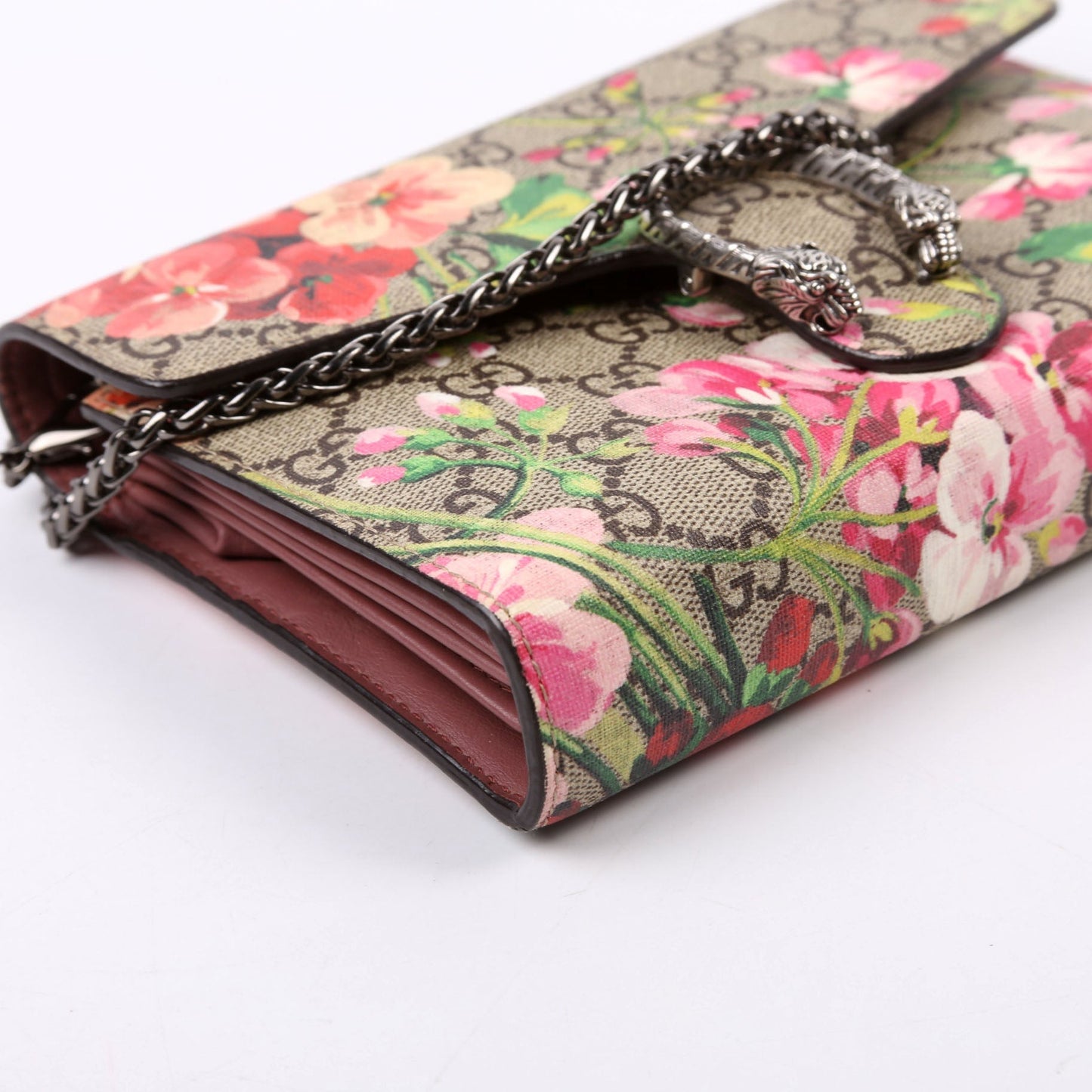 Gucci 402724 Blooms Chain Wallet Bag