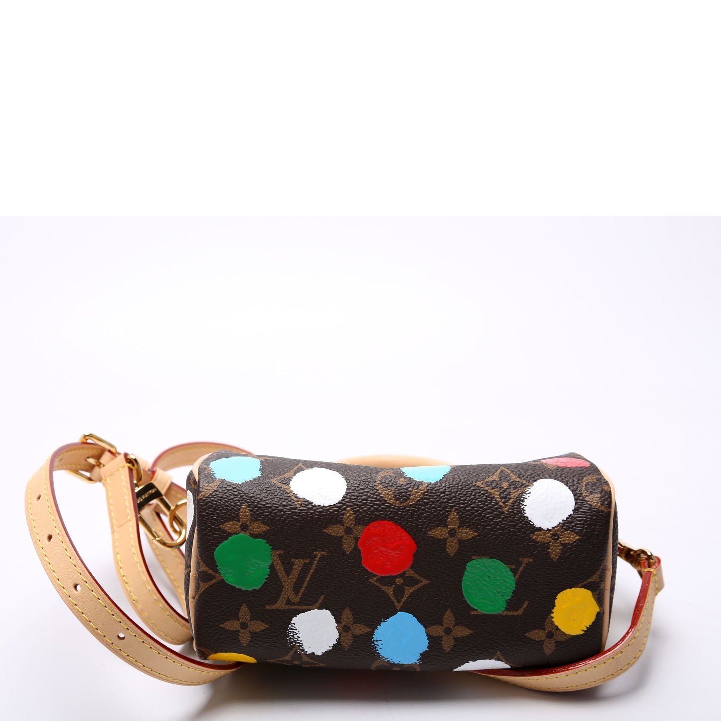 Louis Vuitton X YK Nano Speedy Monogram Dots