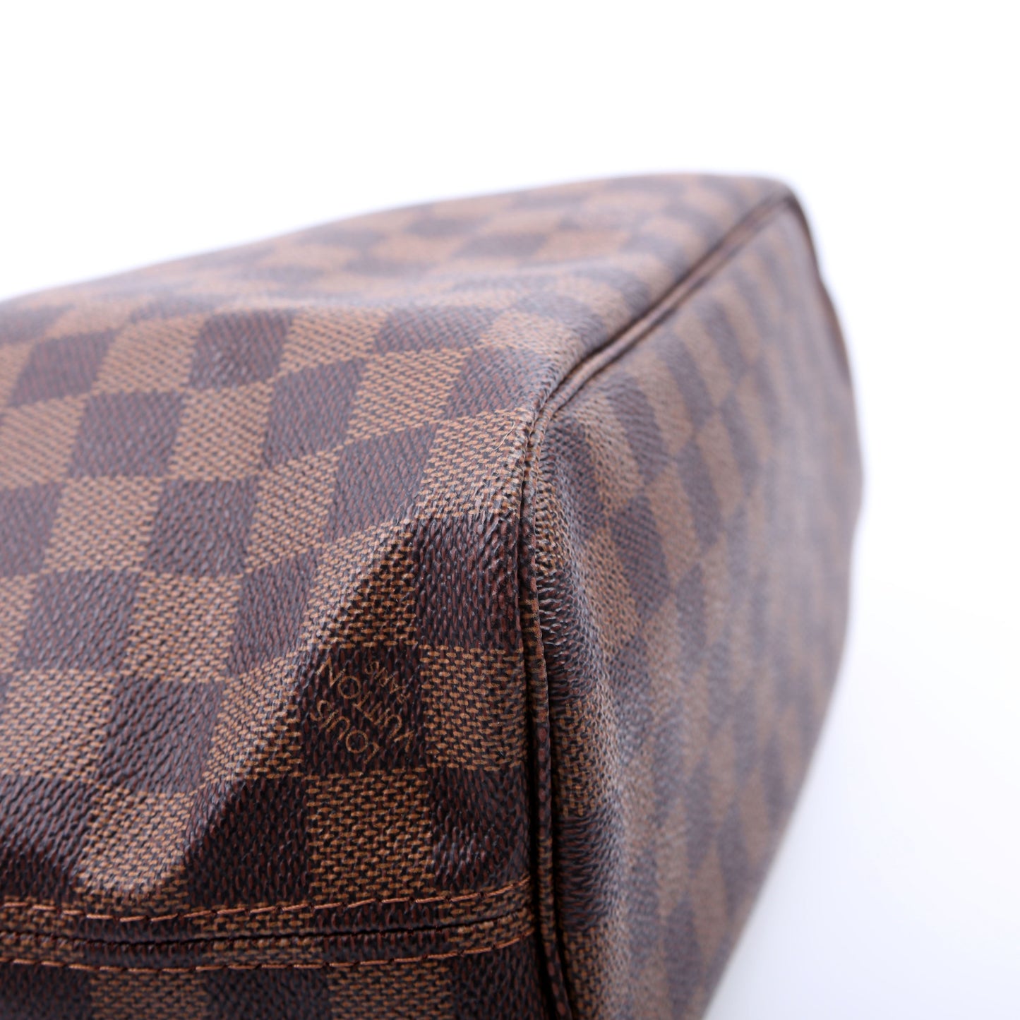 Louis Vuitton Neverfull With Wallet PM Damier Ebene Red