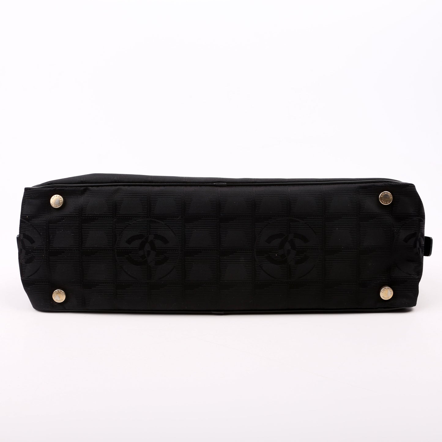 Chanel Travel Ligne Bowler Nylon 8M Bag