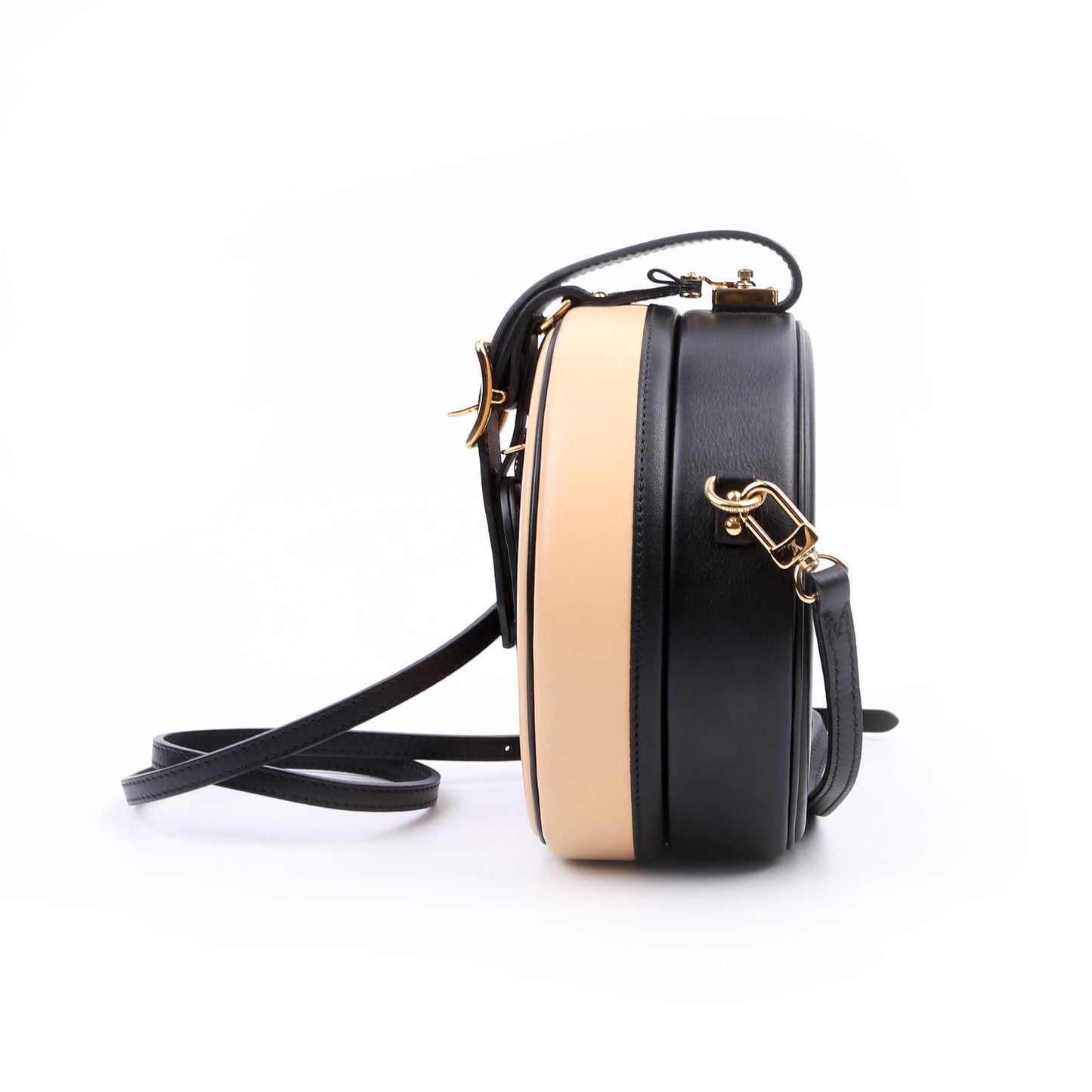 Louis Vuitton Petite Boite Chapeau Calfskin Tan/Black
