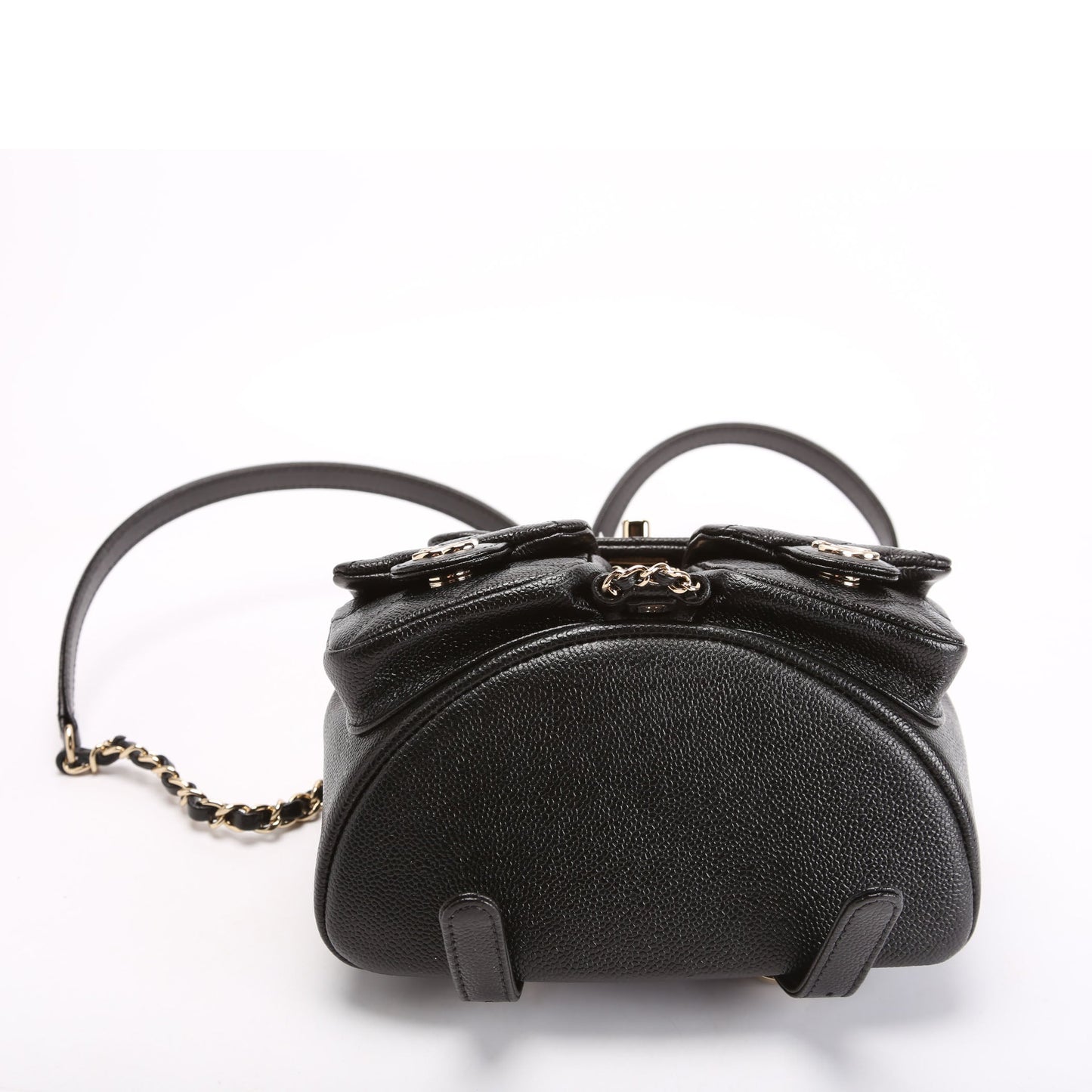 Chanel Duma Pocket Mini Backpack Caviar RFID Black Bag