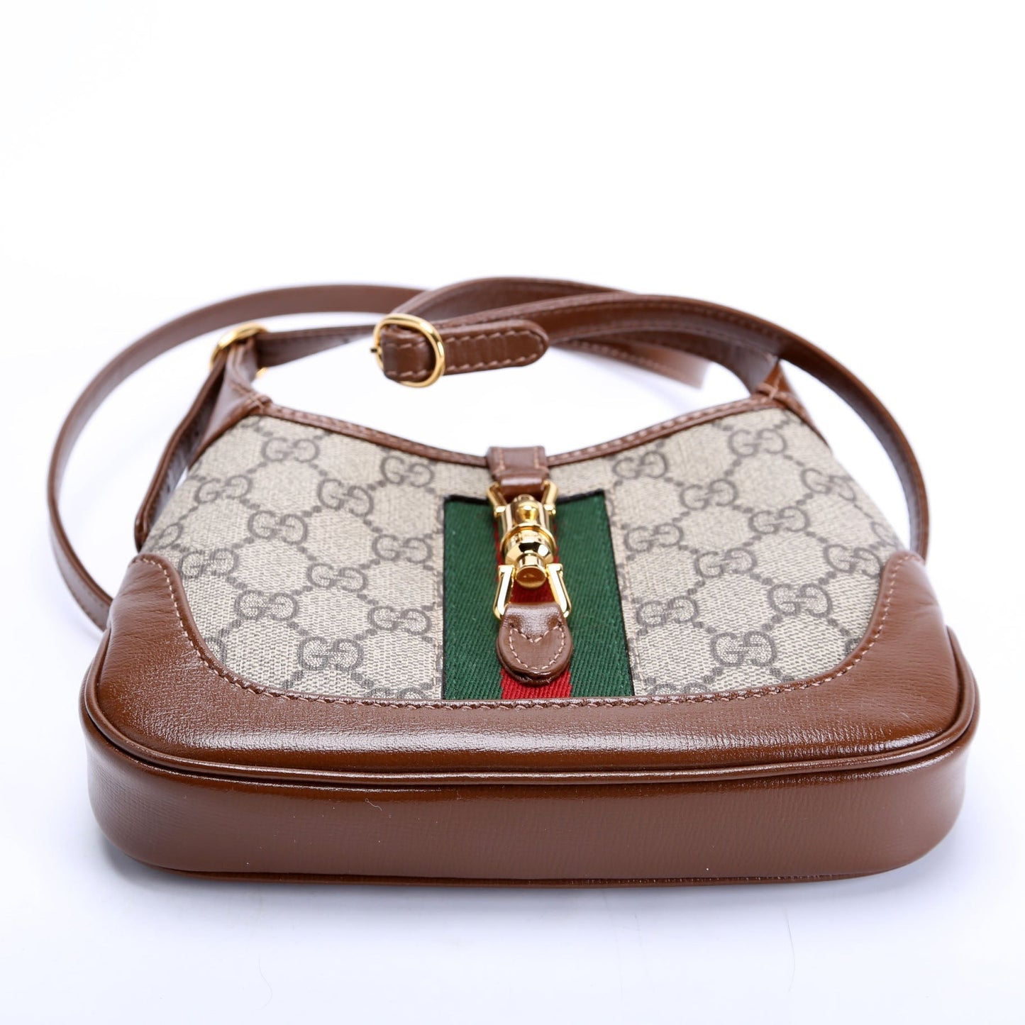 Gucci 637092 Jackie 1961 Mini Hobo Brown Bag
