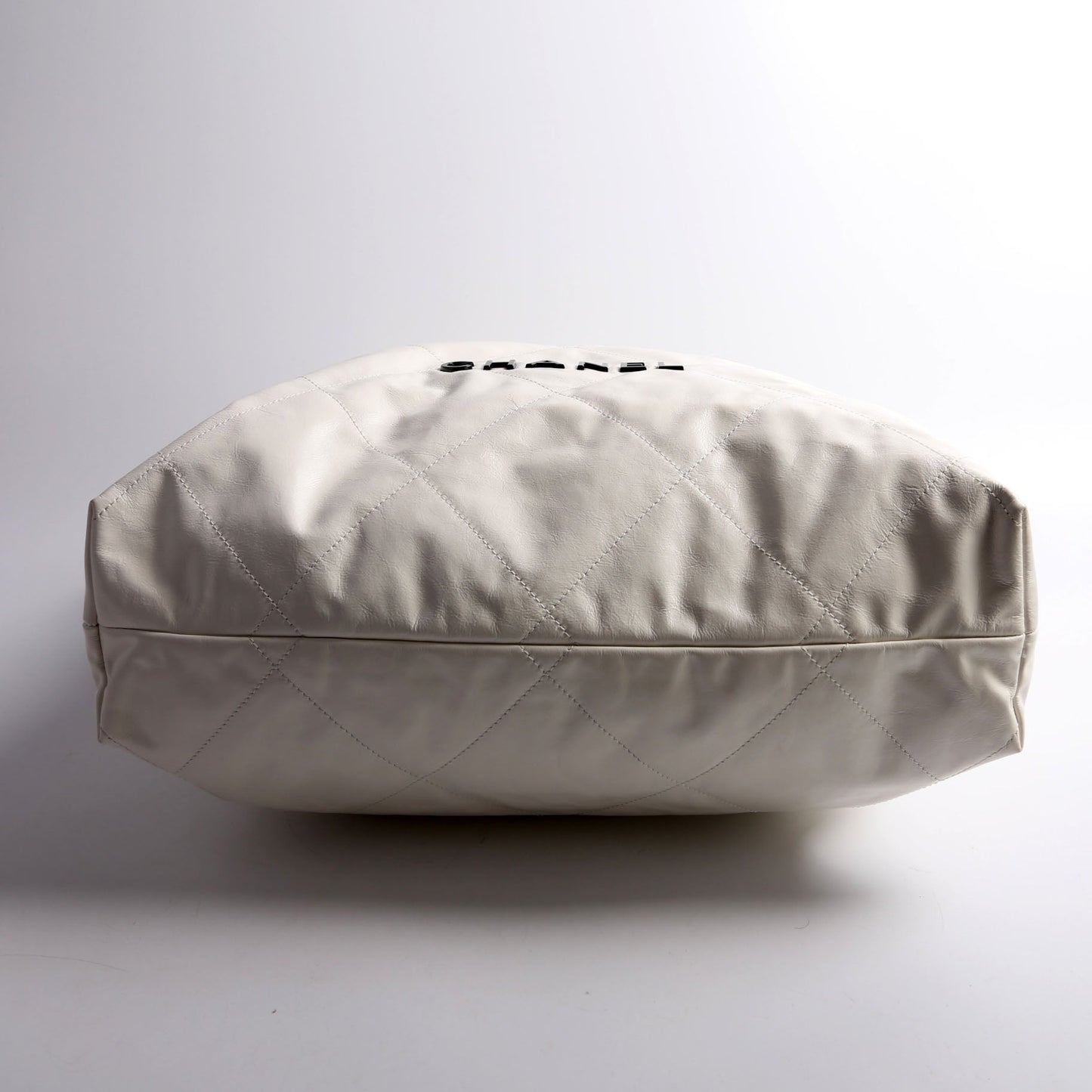 Chanel 22 Quilted Large Hobo White Bag