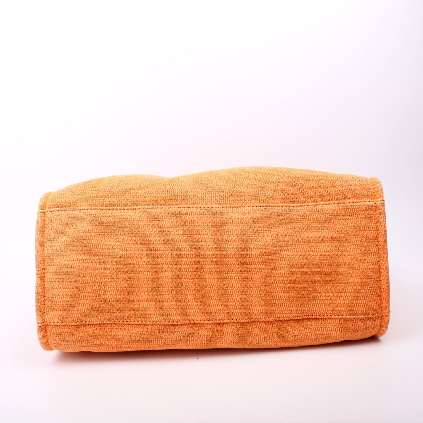 Chanel Deauville Medium Mixed Fibers 20M Orange Bag