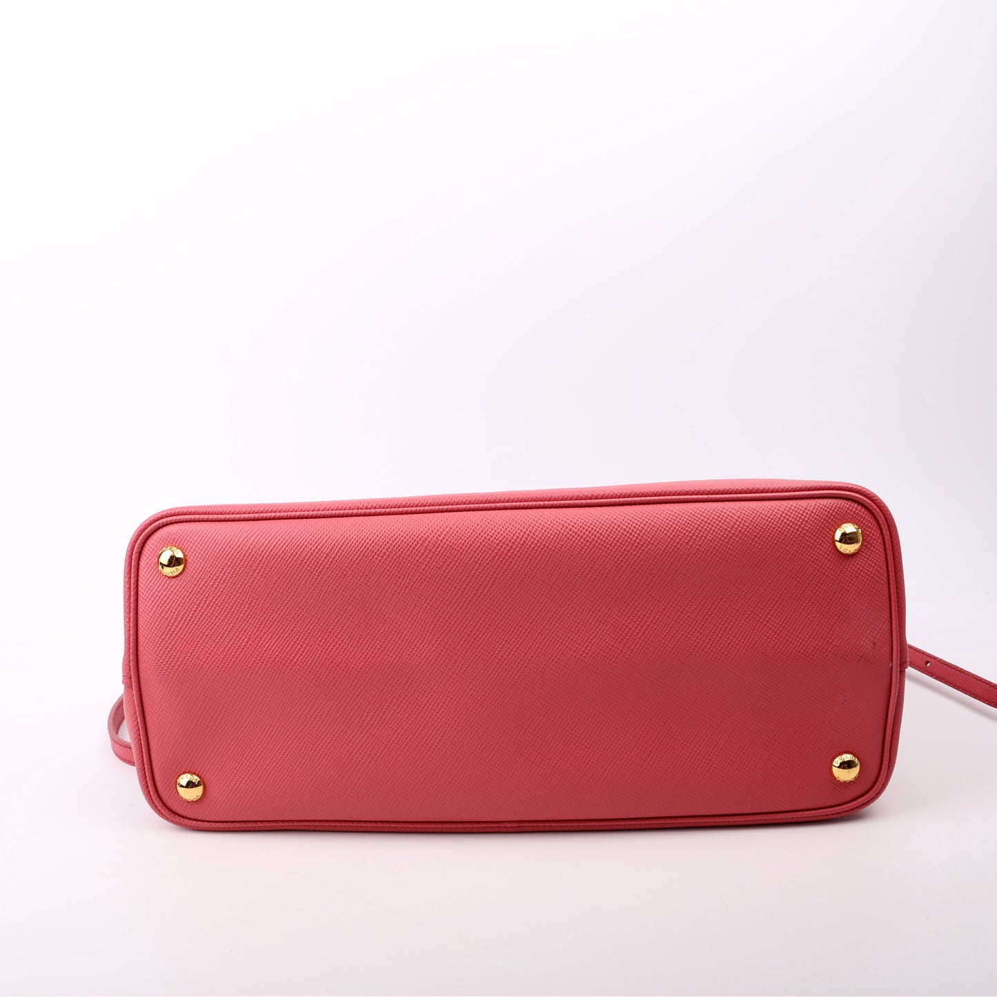 Prada Saffiano Cuir Double Medium Pink Bag