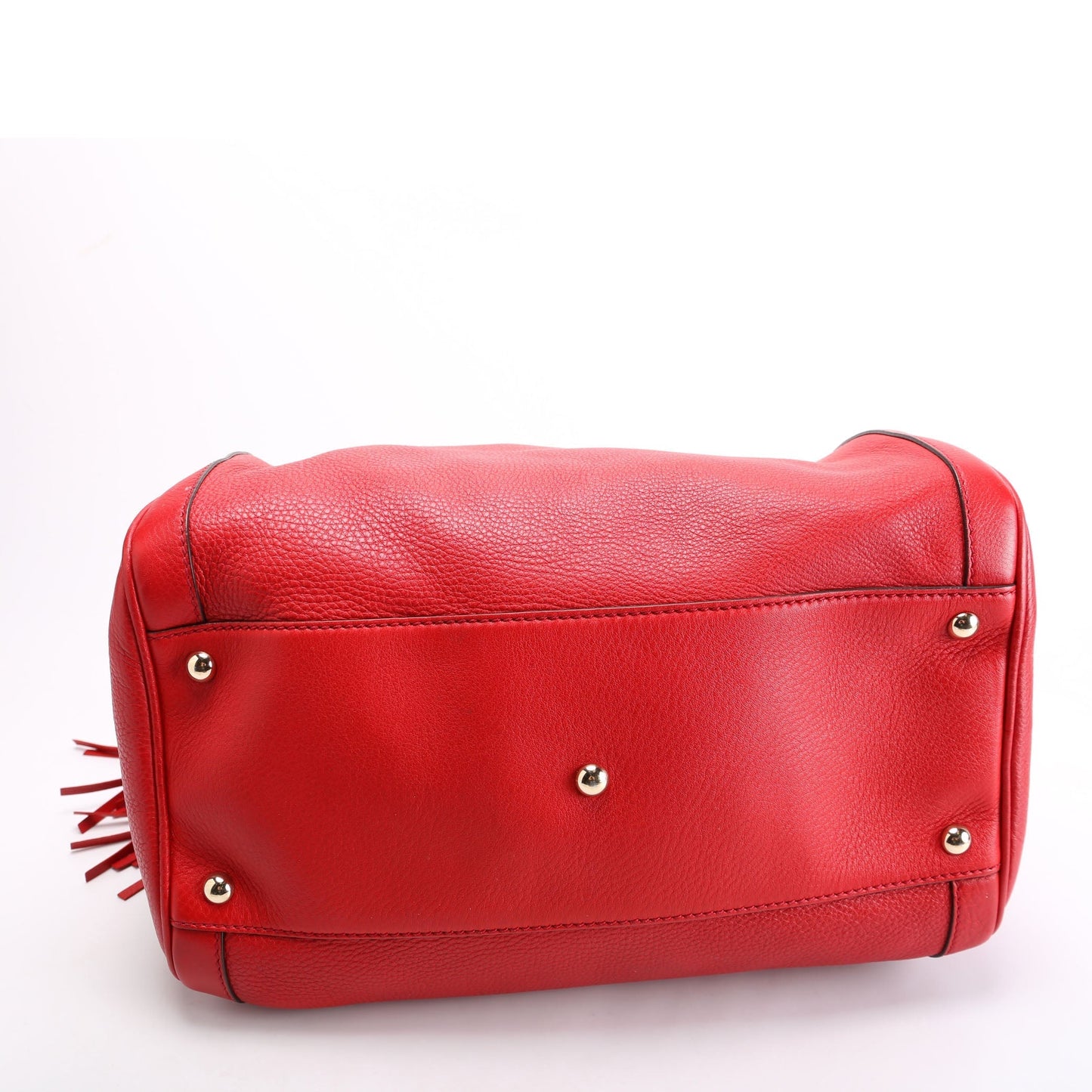 Gucci 282302 Soho Leather Boston Red Bag