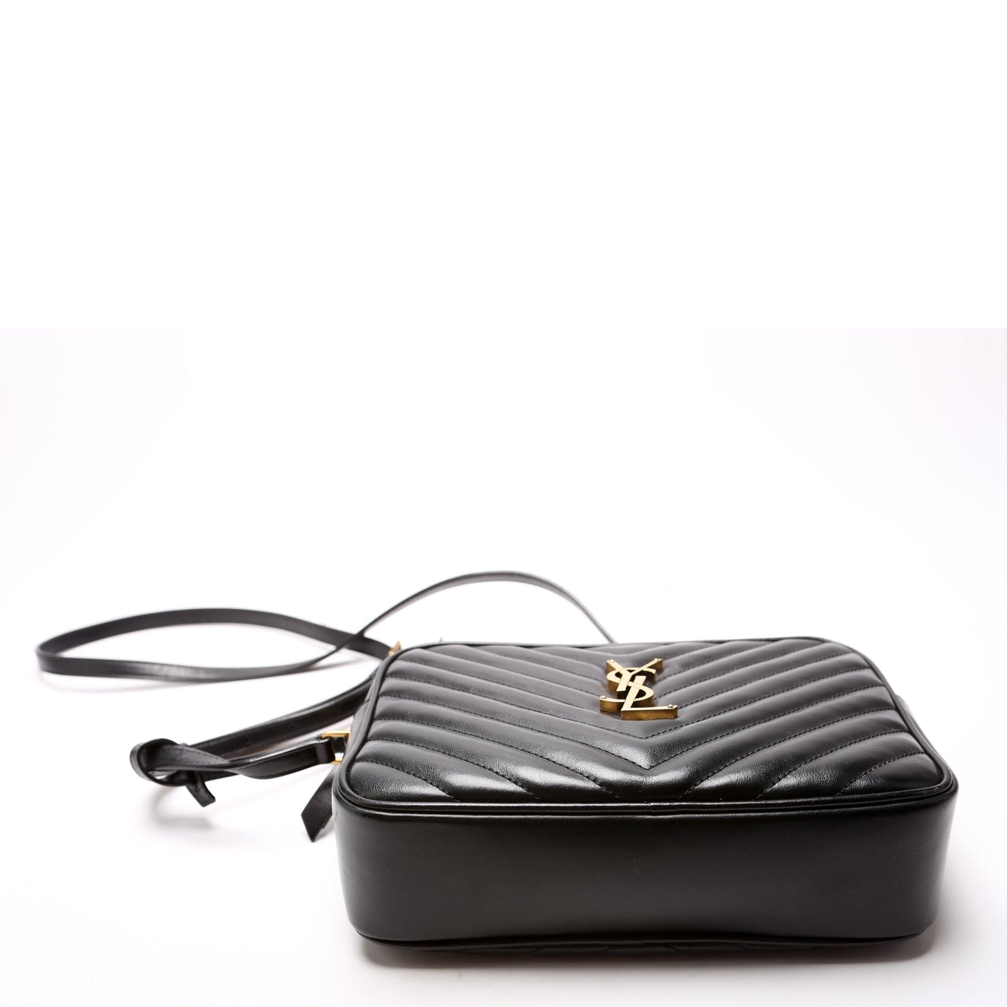 Saint Laurent Lou Camera Quilted 612544 Black Bag