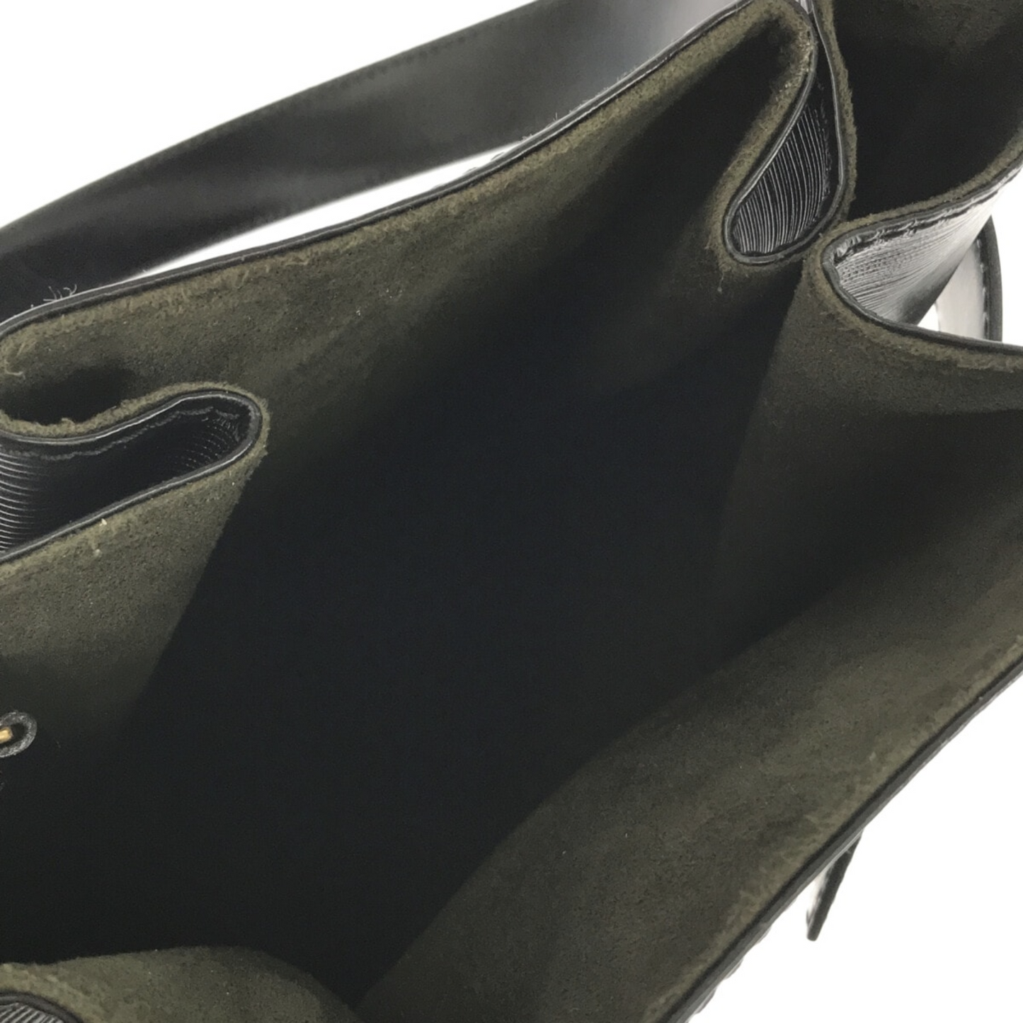 Louis Vuitton Black Leather Sac d'epaule shoulder bag