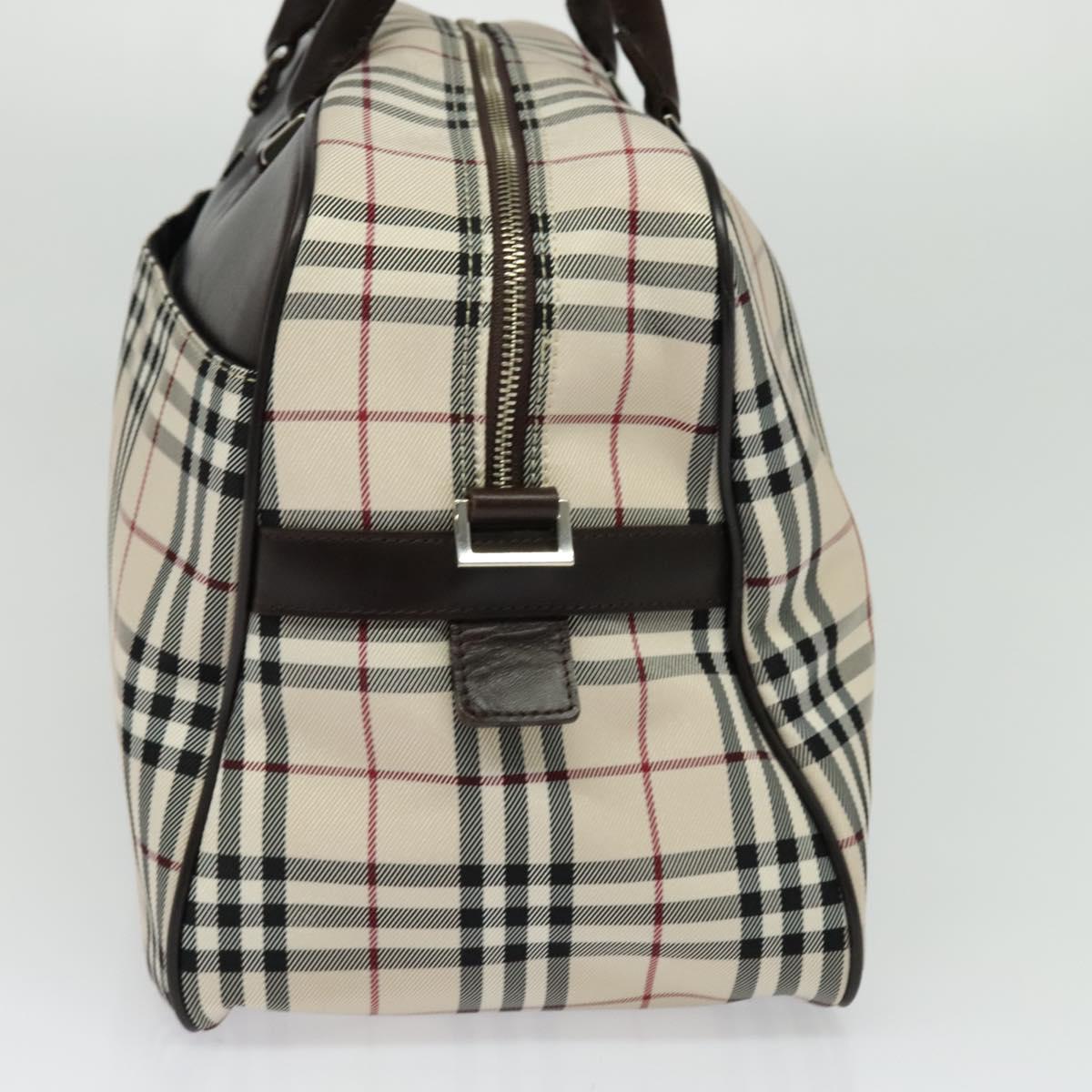 Burberry Nova Check Beige Nylon Travel Bag ( )