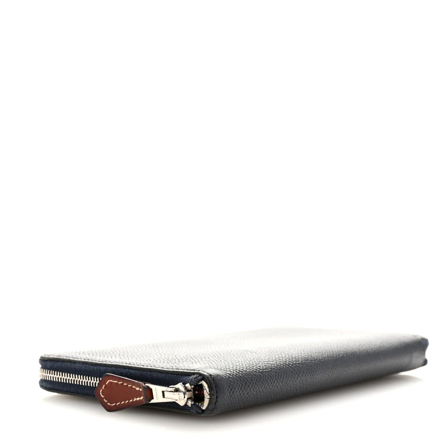 Hermes Epsom Silk'In Wallet Bleu Indigo Rouge De Coeur