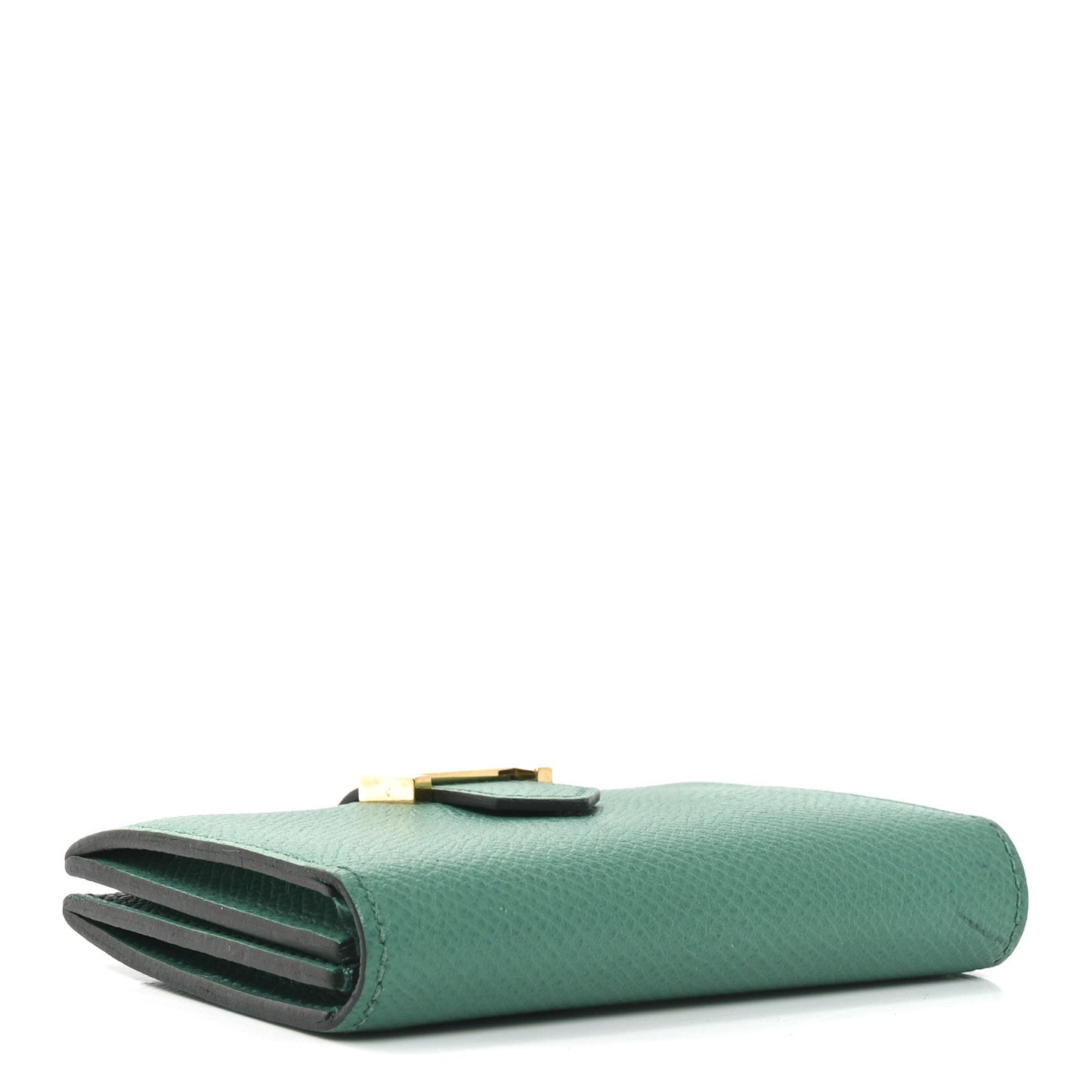 Hermes Epsom Bearn Card Holder Wallet Vert Jade