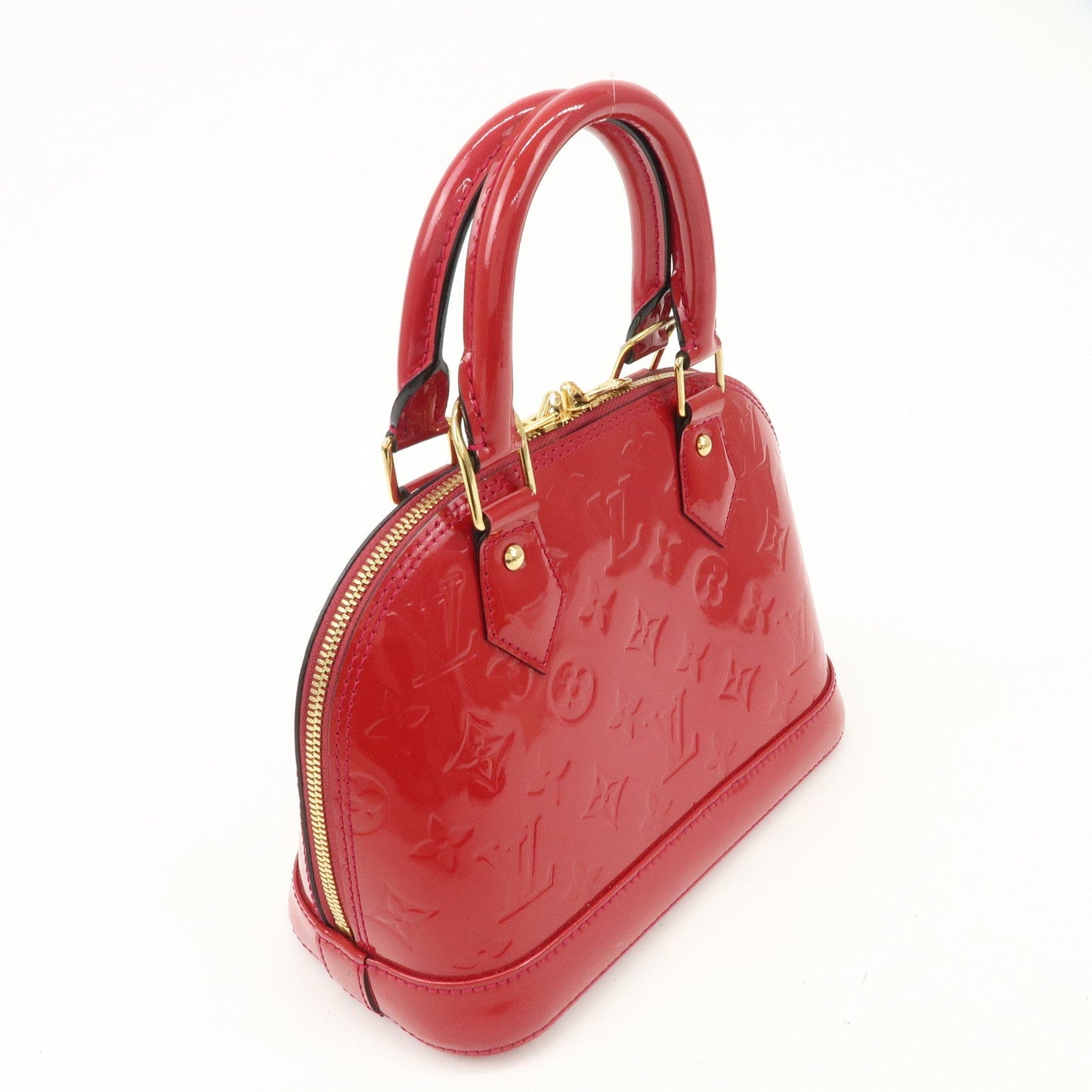Louis Vuitton Monogram Vernis Leather Alma BB 2Way Shoulder Bag