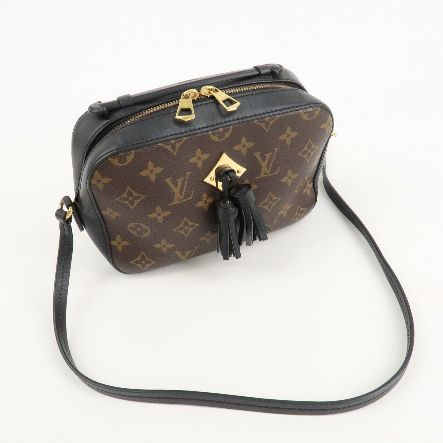 Louis Vuitton Monogram Saintonge Shoulder Bag Noir M43555