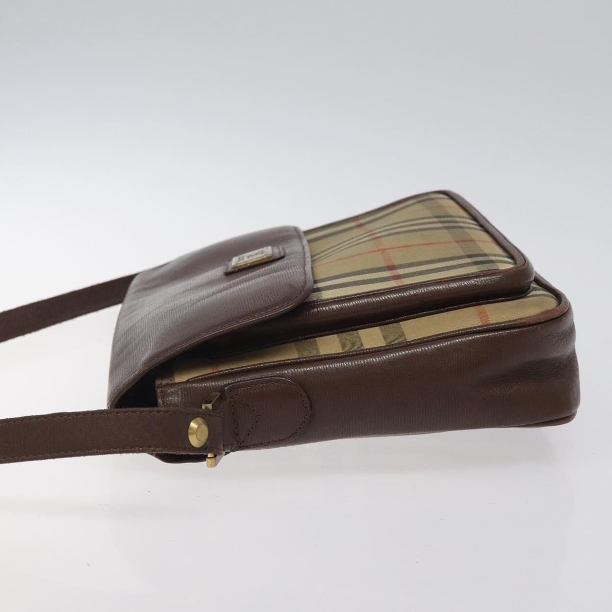 Burberry Nova Check Beige Canvas Shoulder Bag ( )