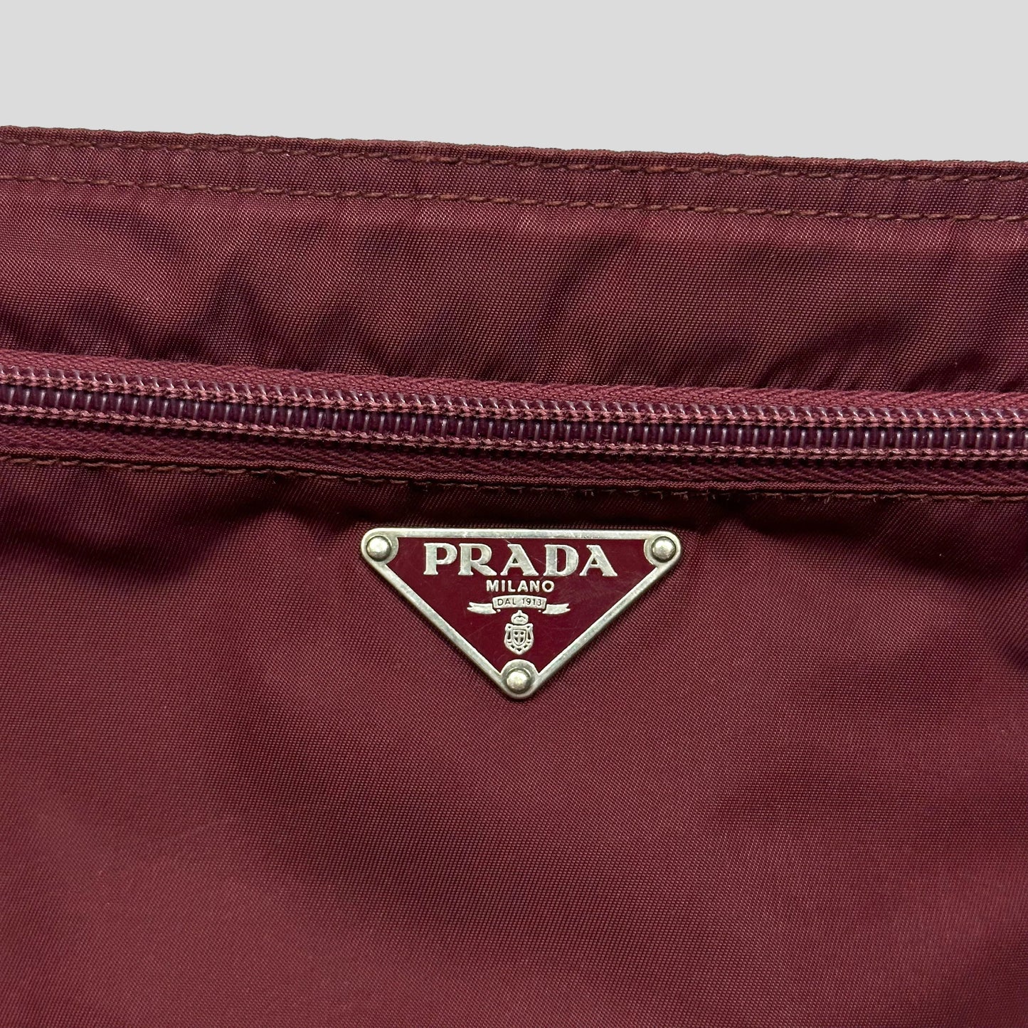 Prada Milano 00’s Nylon Rectangle Crossbody Bag