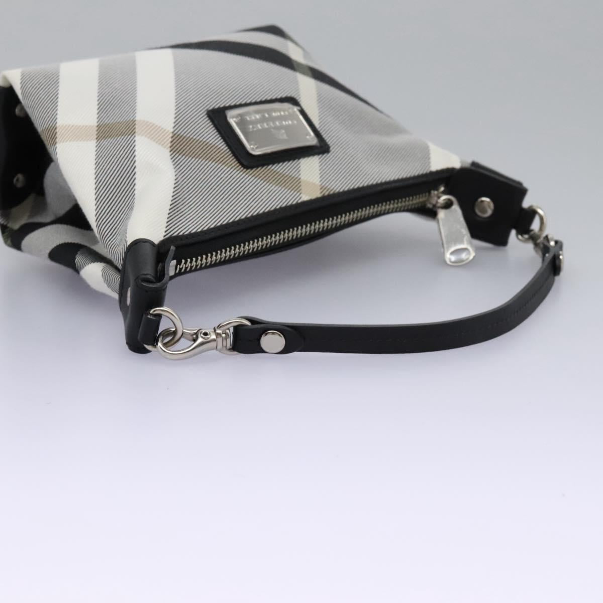 Burberry Nova Check Grey Canvas Clutch Bag ( )