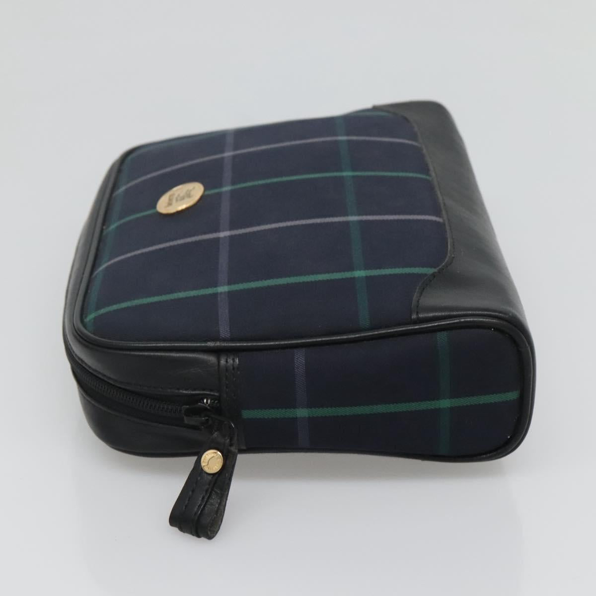 Burberry Navy Canvas Clutch Bag ( )