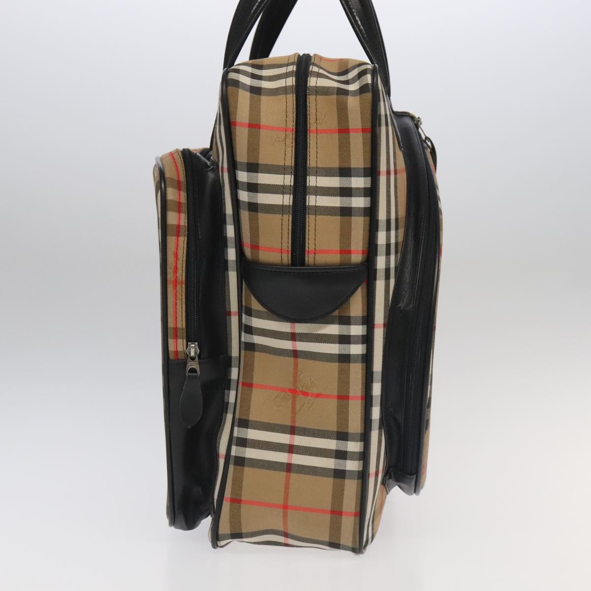 Burberry Nova Check Beige Canvas Handbag ( )