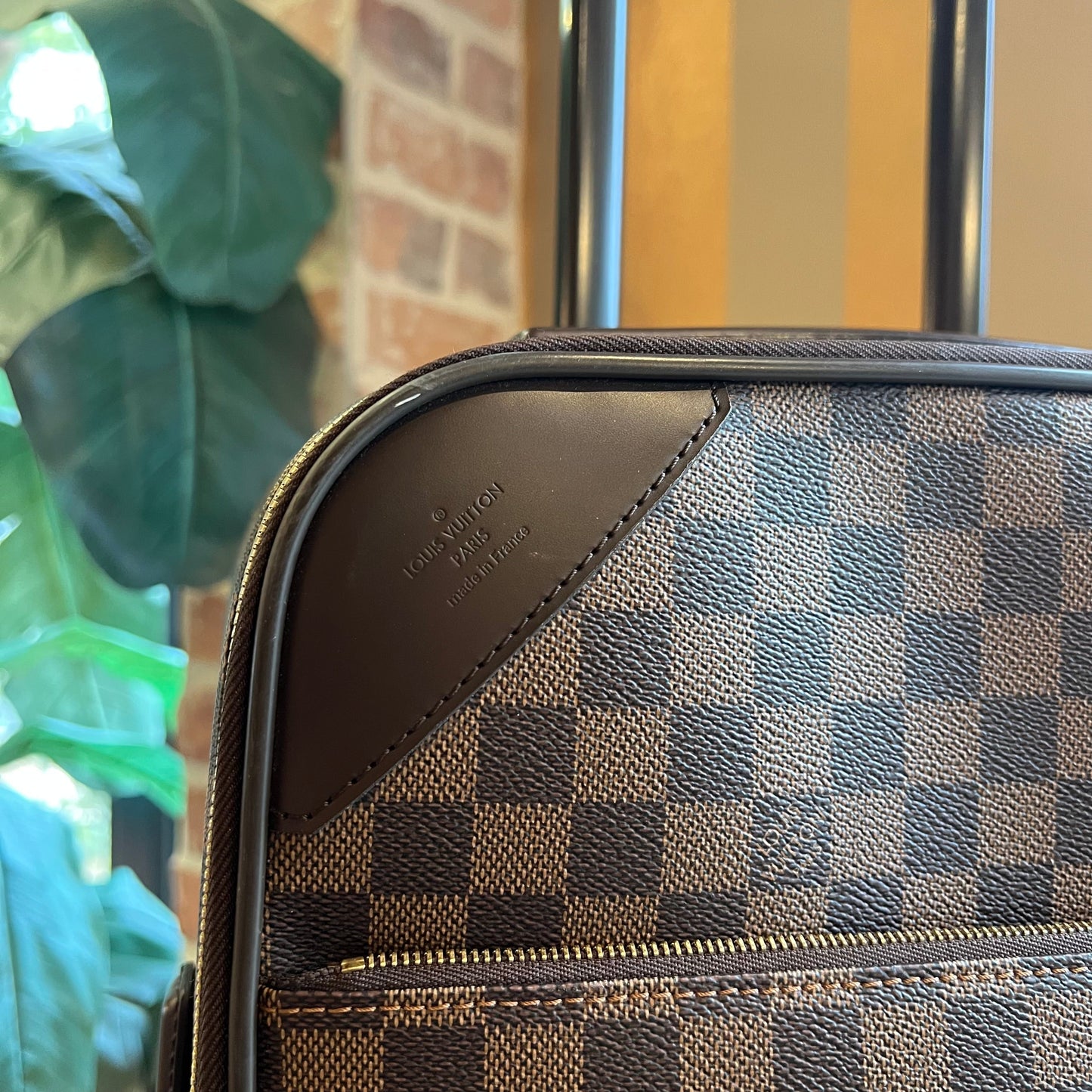 LOUIS VUITTON Pegase 50 Damier Ebene Canvas Suitcase