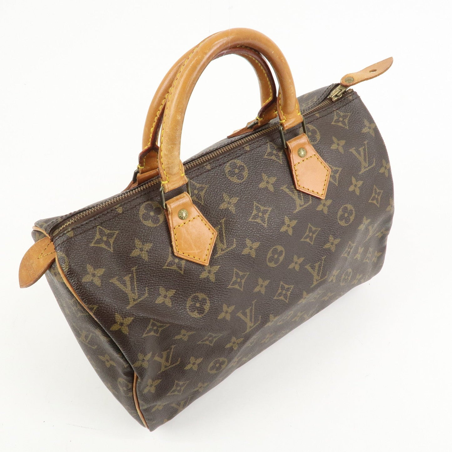 Louis Vuitton Monogram Speedy 30 Boston Bag Hand Bag Brown M41526