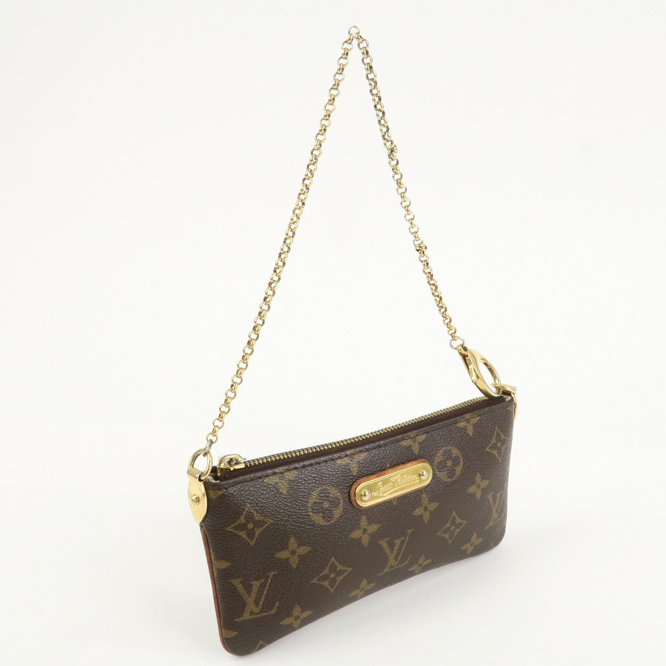 Louis Vuitton Monogram Pochette Milla MM Chain Hand Bag M60094