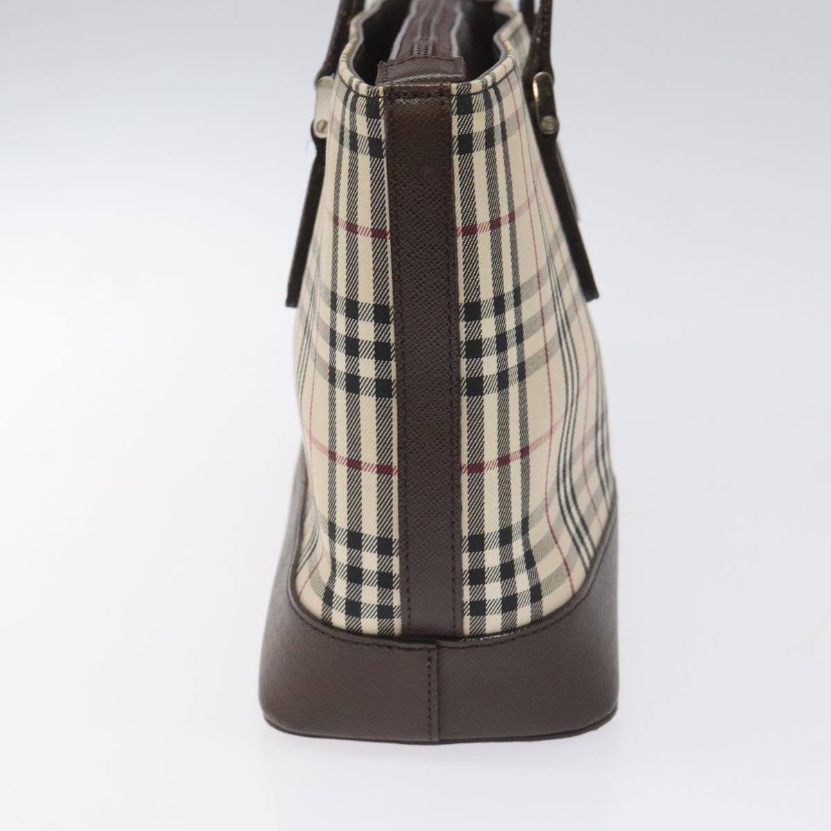 Burberry Nova Check Beige Canvas Tote Bag ( )