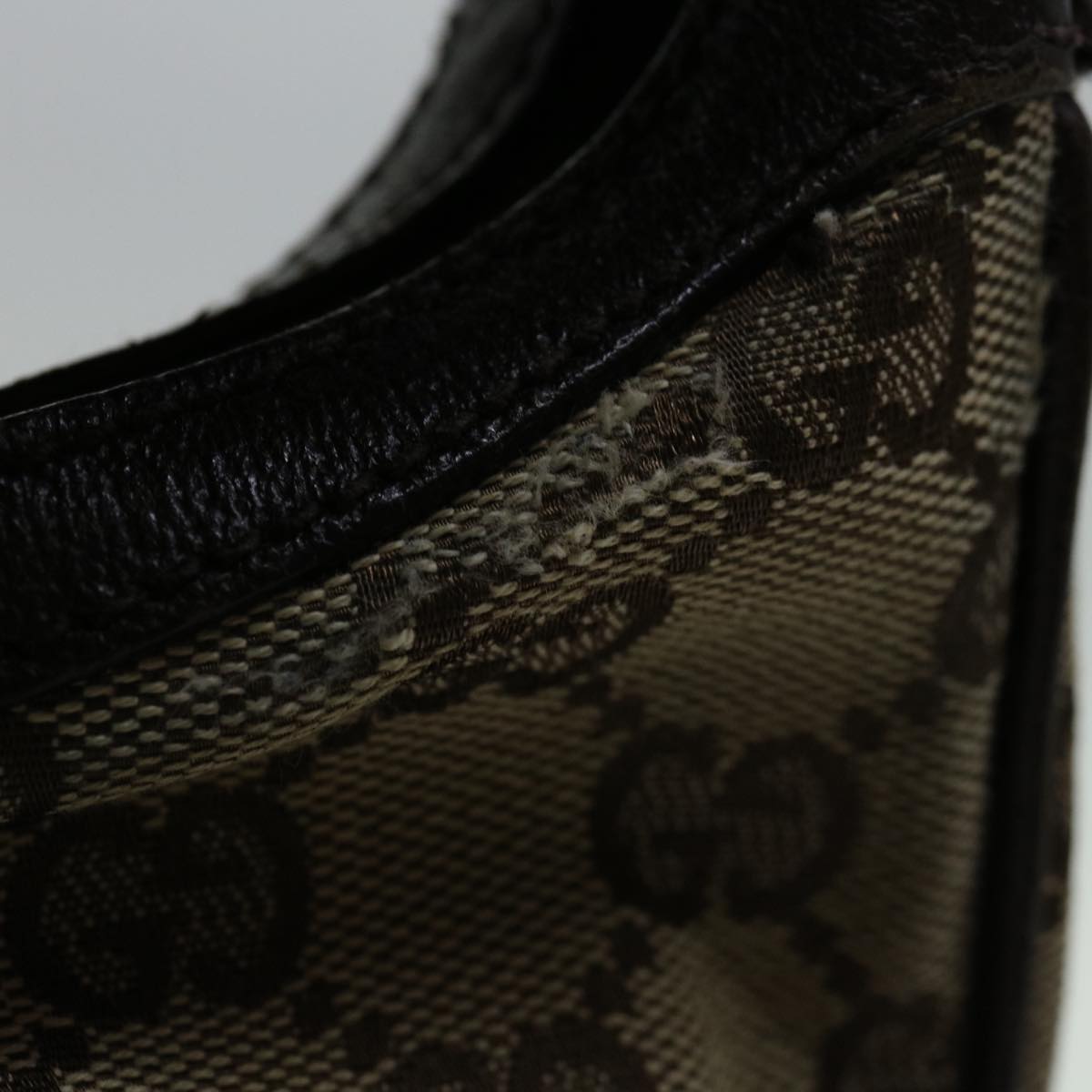 Gucci Gg Canvas Brown Canvas Shoulder Bag ( )