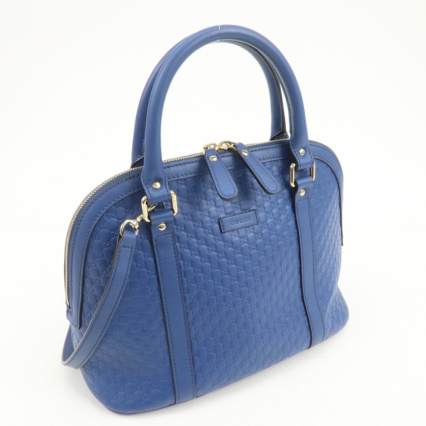 GUCCI Micro Guccissima Leather 2Way Bag Hand Bag Shoulder Bag 449663