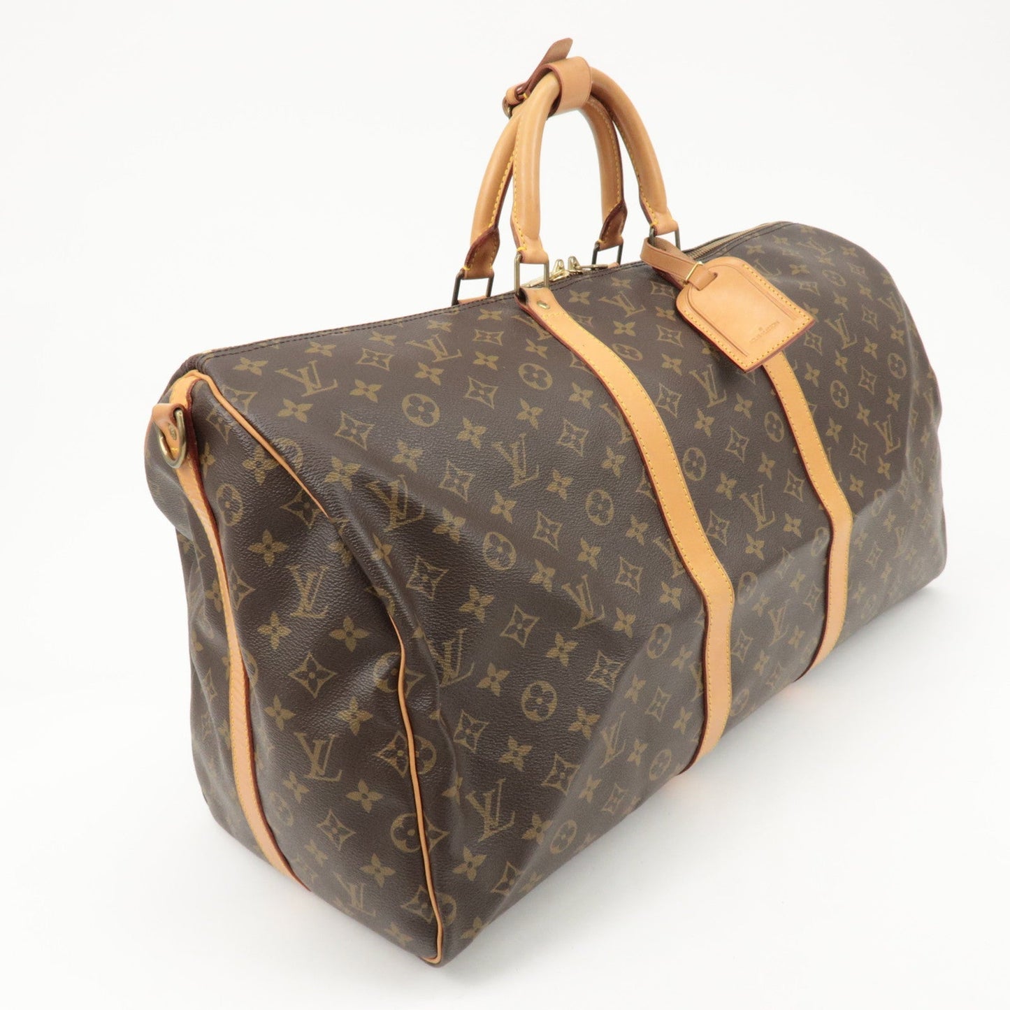 Louis Vuitton Monogram Keep All Bandouliere 55 Boston Bag M41414