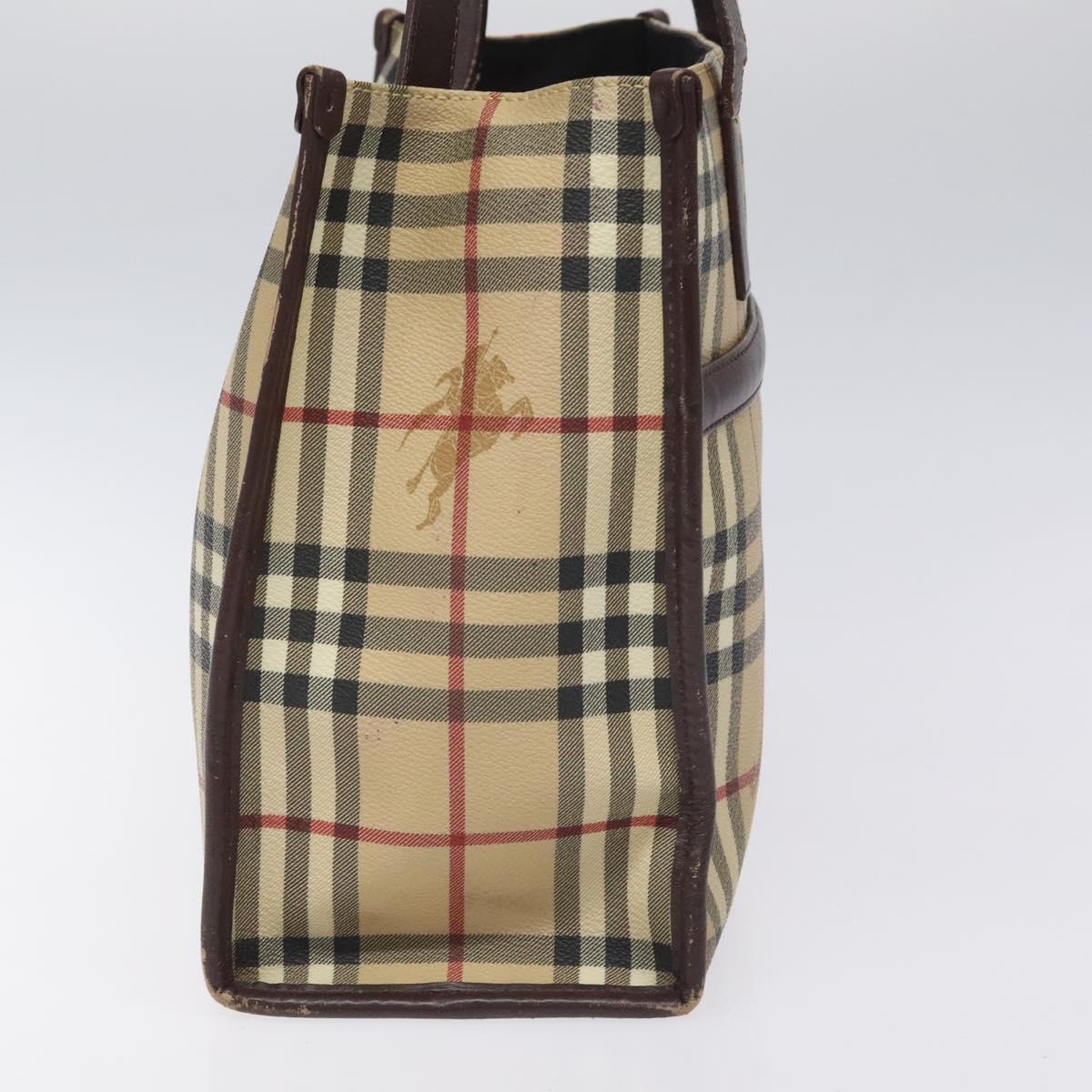 Burberry Nova Check Beige Canvas Tote Bag ( )