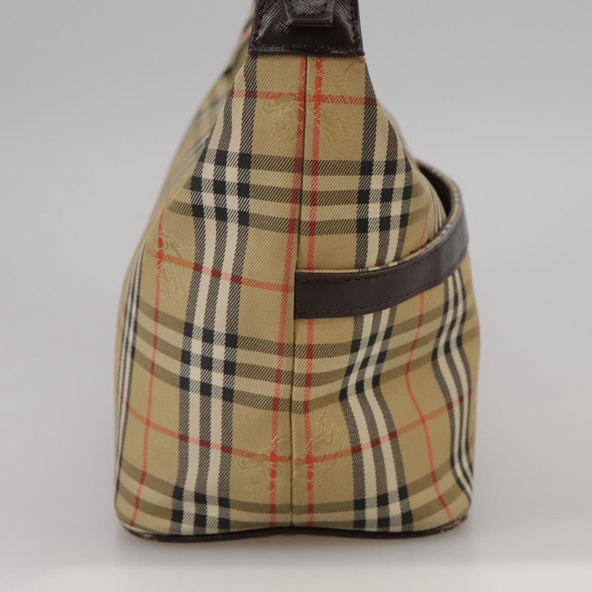Burberry Nova Check Beige Canvas Handbag ( )
