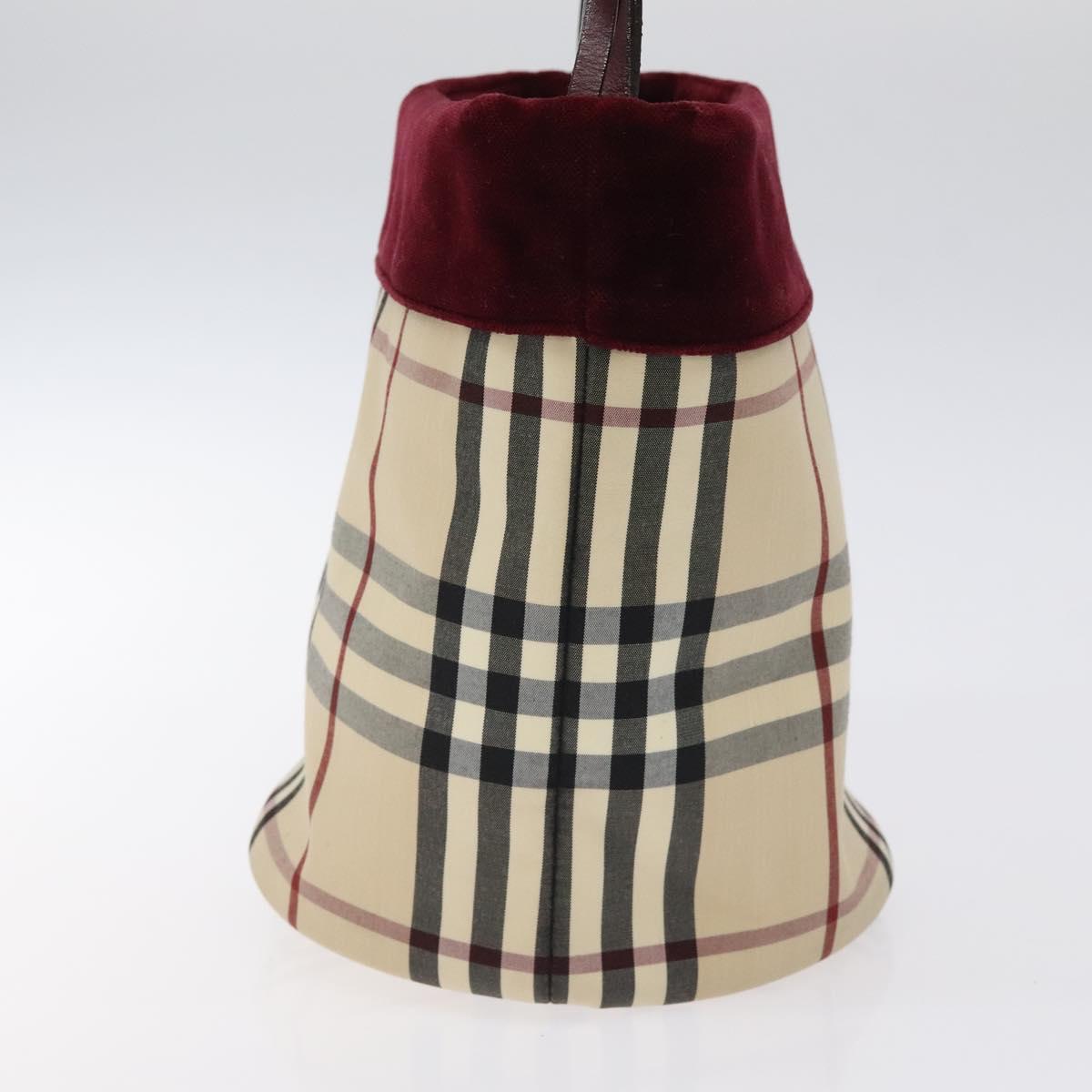 Burberry Nova Check Beige Canvas Handbag ( )